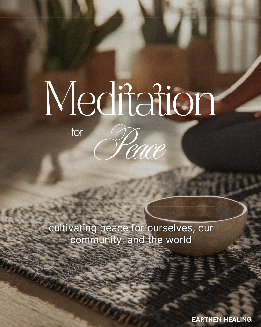 Meditation for Peace Hosted by Trinity at The Studio