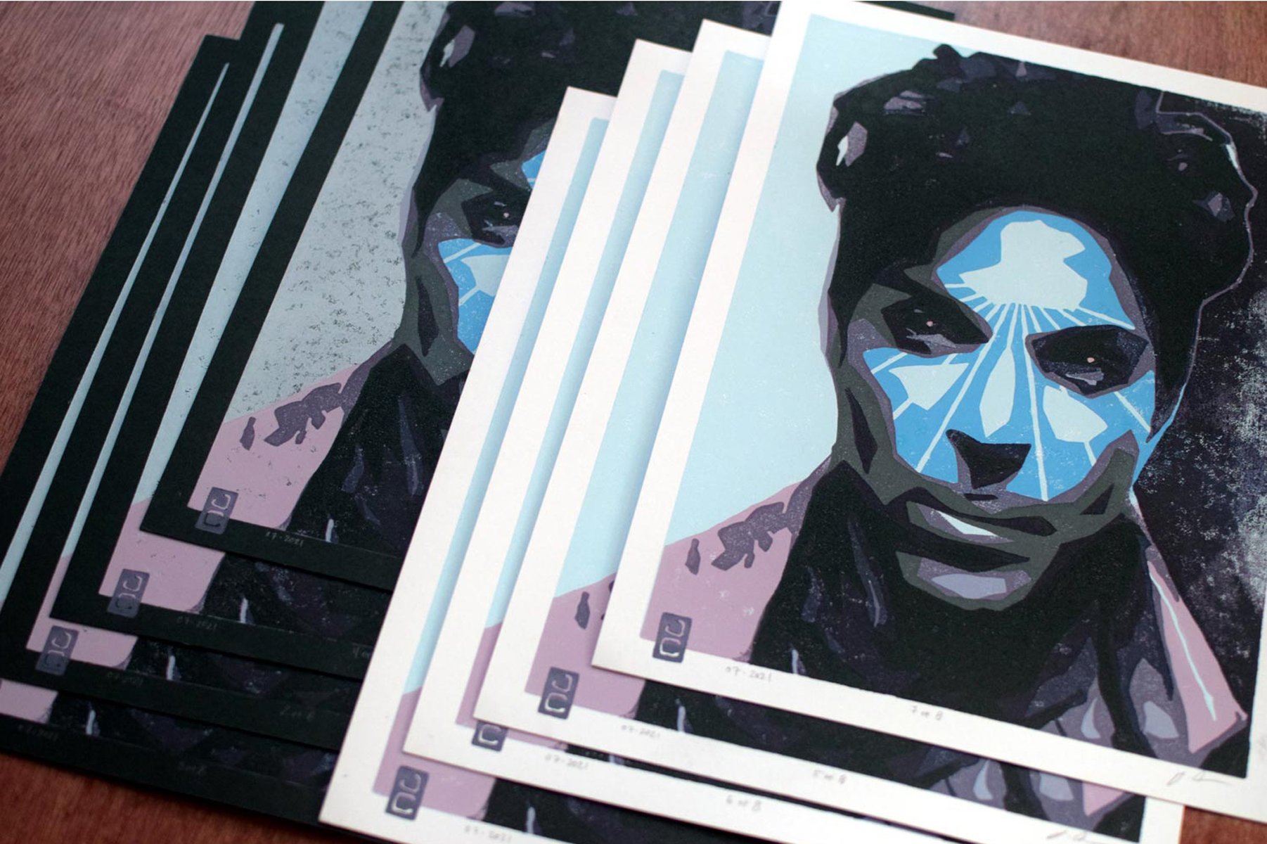 The resulting Prince prints. Click image to shop.
