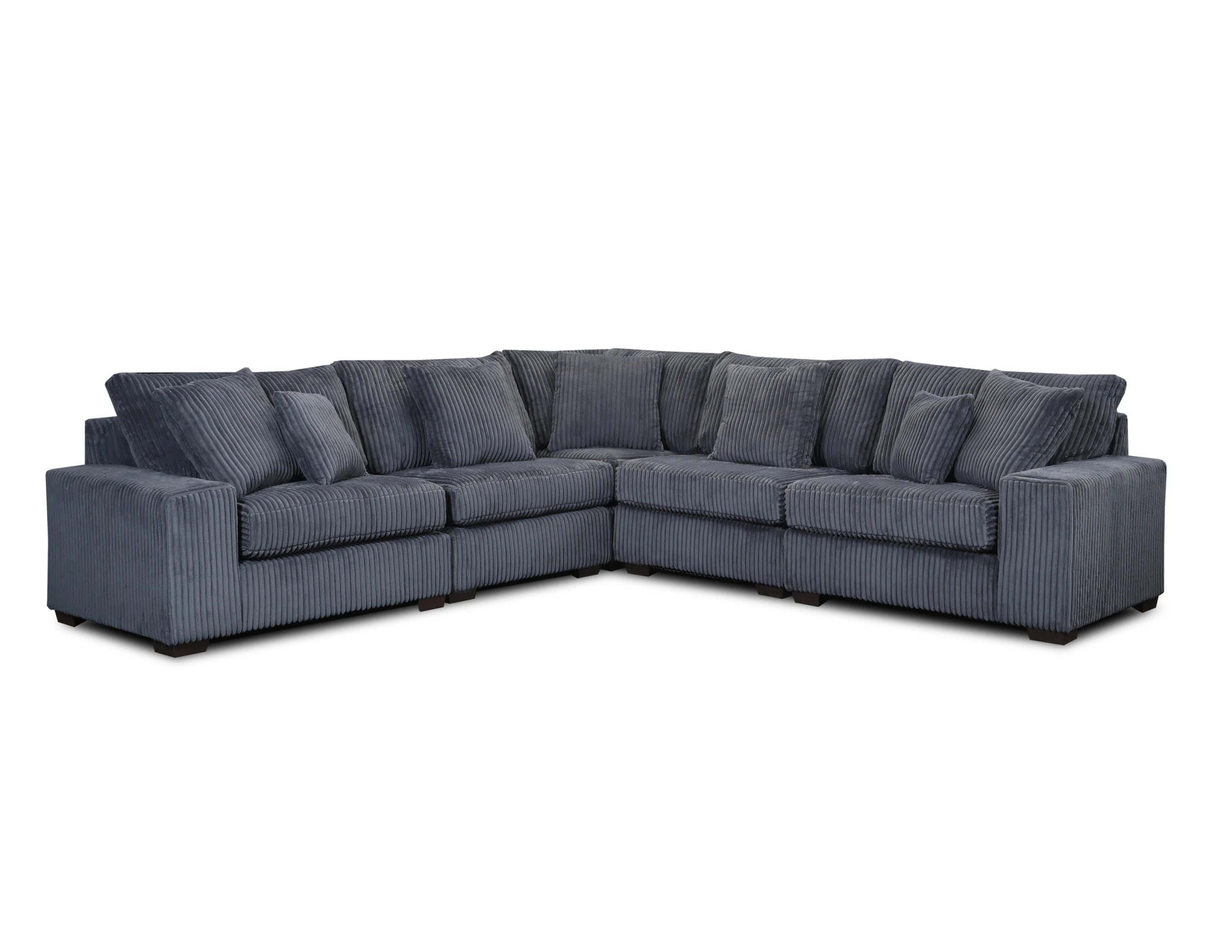 Libby 5PC Sectional no chaise (Charcoal).png