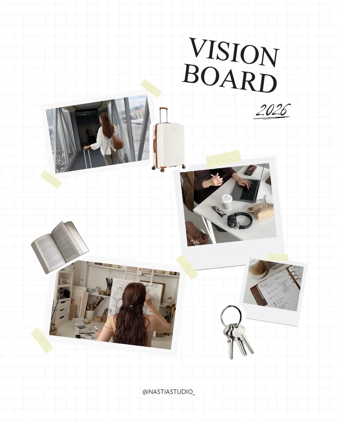 Visionboard 2026 ✨

Cette ann&eacute;e, je veux :
✨ des projets stimulants
📅 un planning complet
✏️ apprendre &agrave; dessiner
🌍 voyager

Et toi, qu&rsquo;est-ce que tu aimerais voir se r&eacute;aliser en 2026 ?
👇 Dis-le-moi en commentaire

#Visi