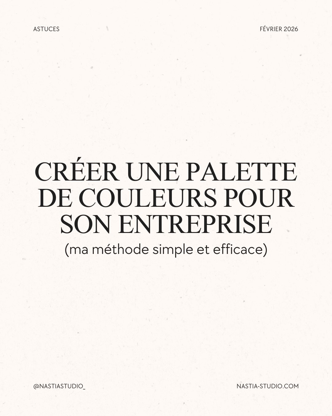 Votre marque m&eacute;rite des couleurs qui parlent ! 💡

Cr&eacute;er une palette coh&eacute;rente peut sembler compliqu&eacute;, mais avec la bonne m&eacute;thode, c&rsquo;est simple et rapide. 

Voici 4 &eacute;tapes pour y arriver :
1️⃣ D&eacute;
