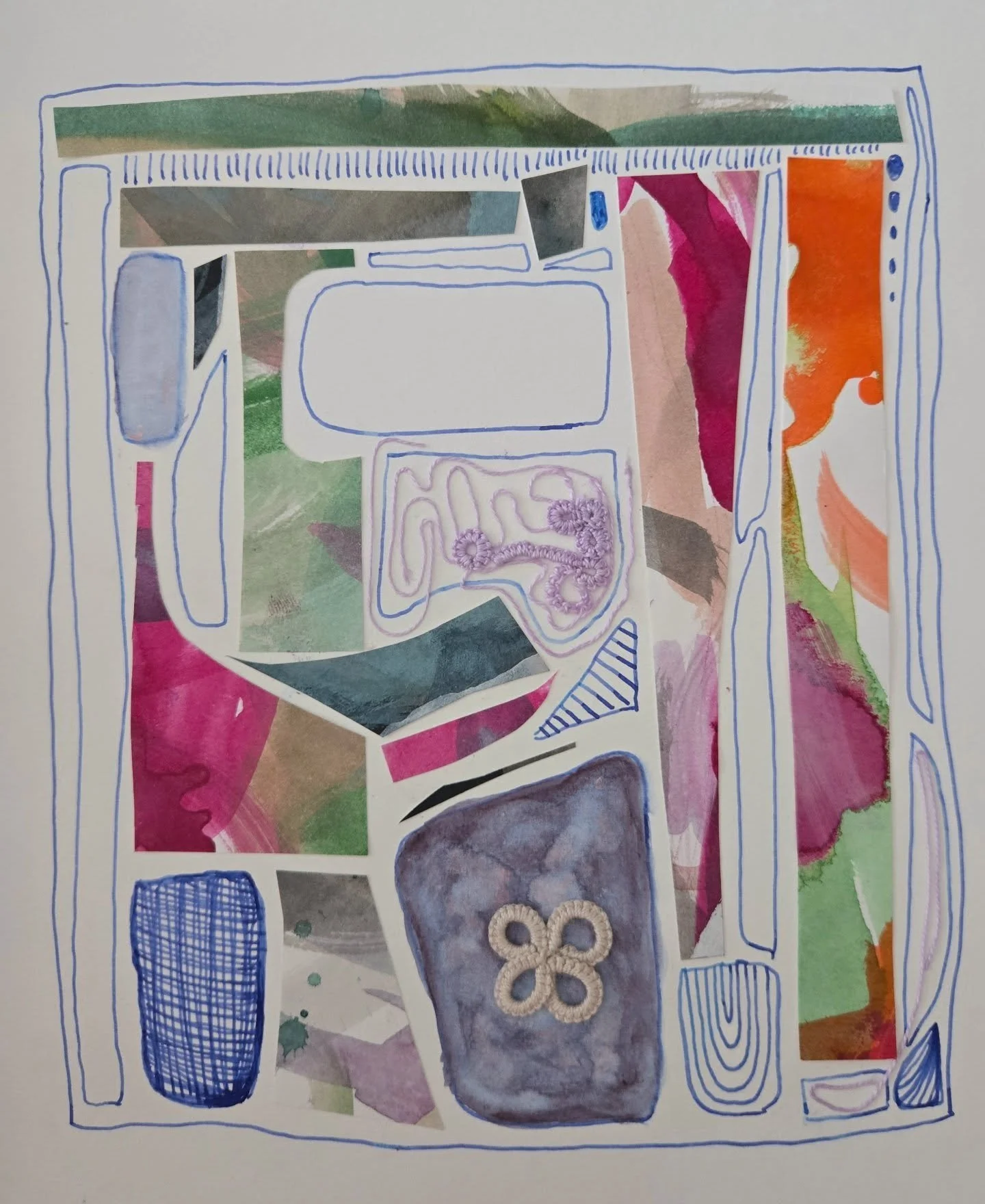 Studio play involved a new skill for the new me in our new year, 2026...

I say this with heavy irony, as I'm feeling far from new &amp; fresh- starting the year with covid is never fun 🫠 Still, it IS true that I've never made lace before!&nbsp;

I'