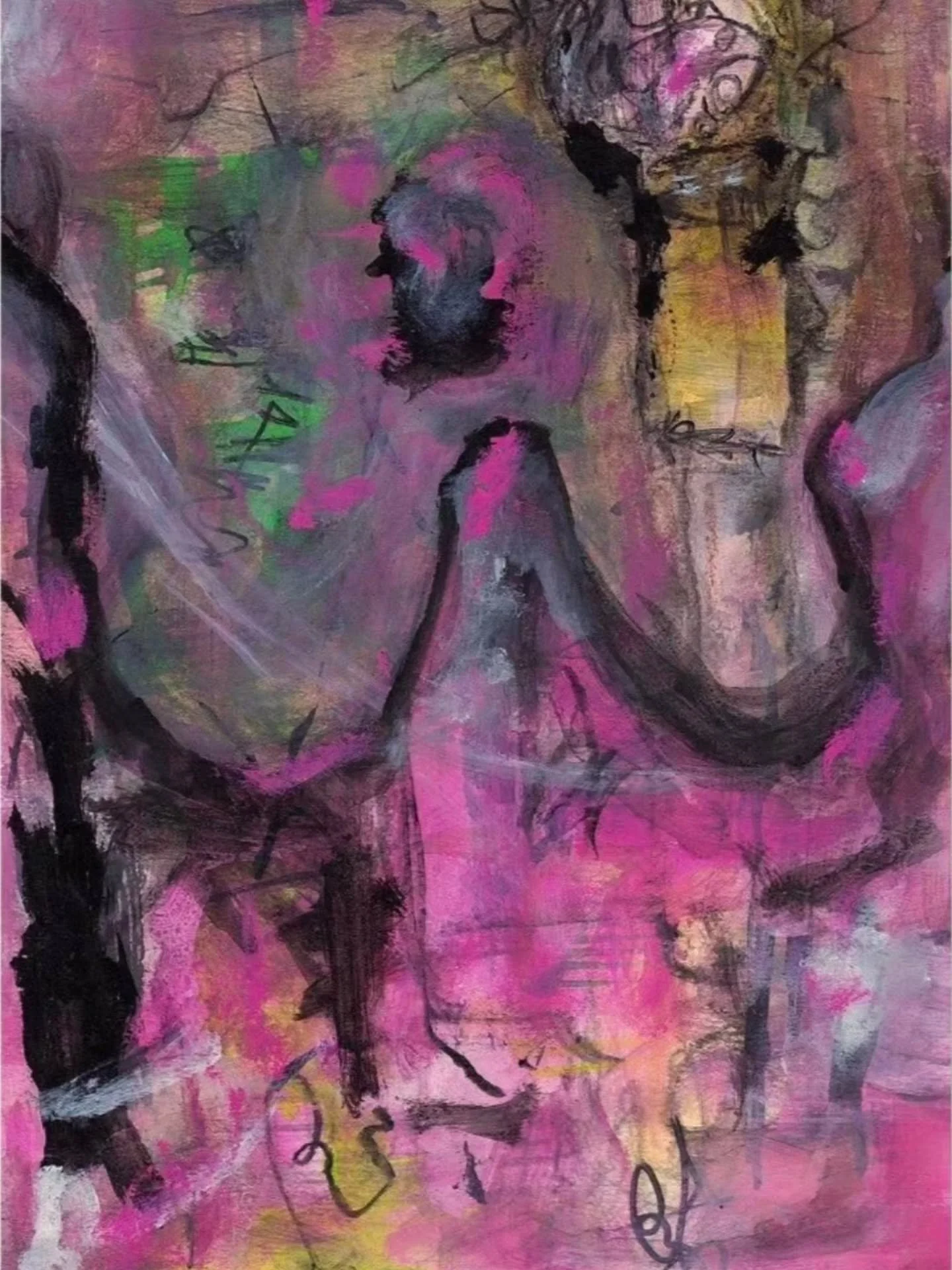 my current favourite 
💗

prints are up (🔗 bio)

#brzadoll #fineartprint #australianabstractart