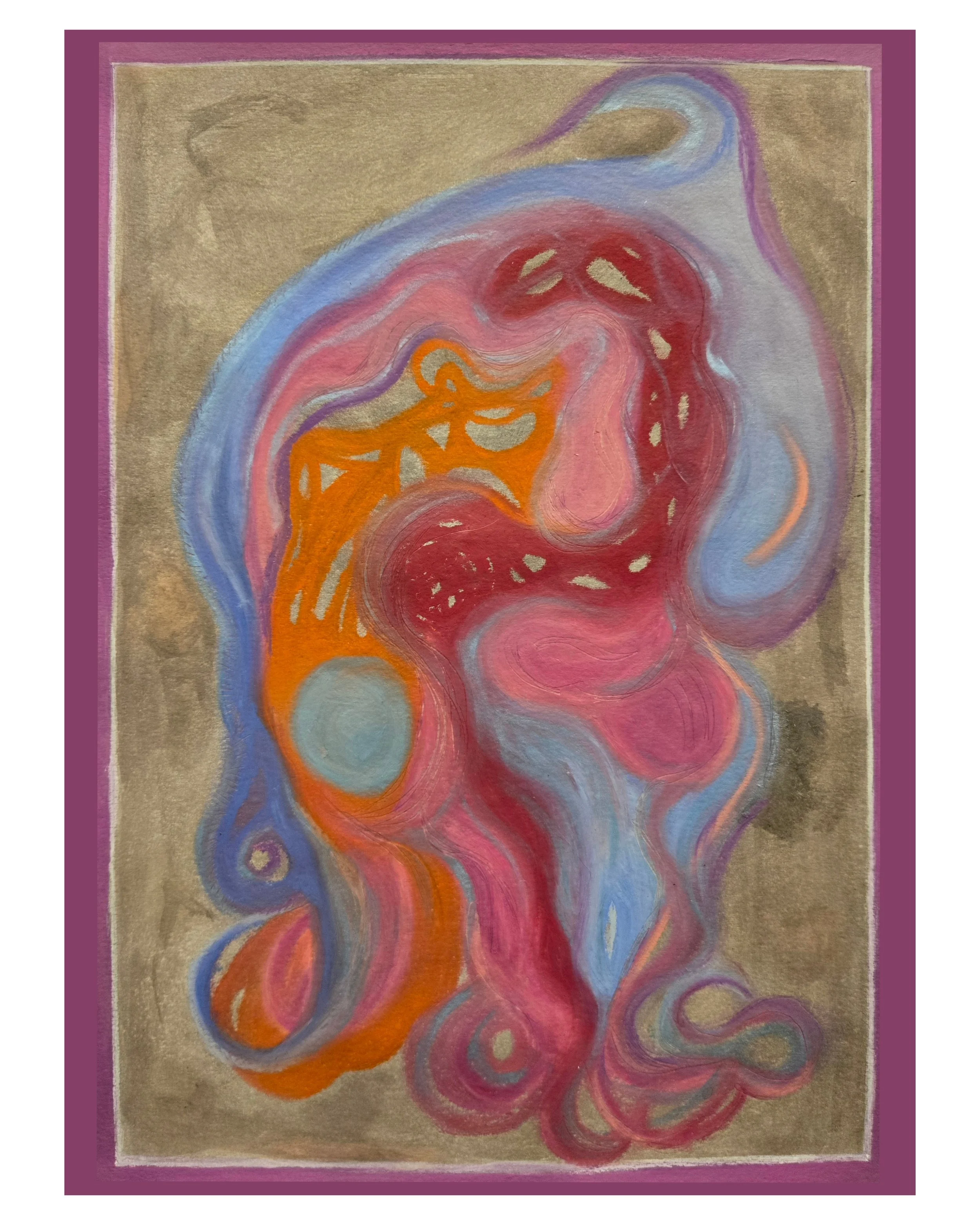hypno beastie (2026)
mixed media, 300gsm paper
A3