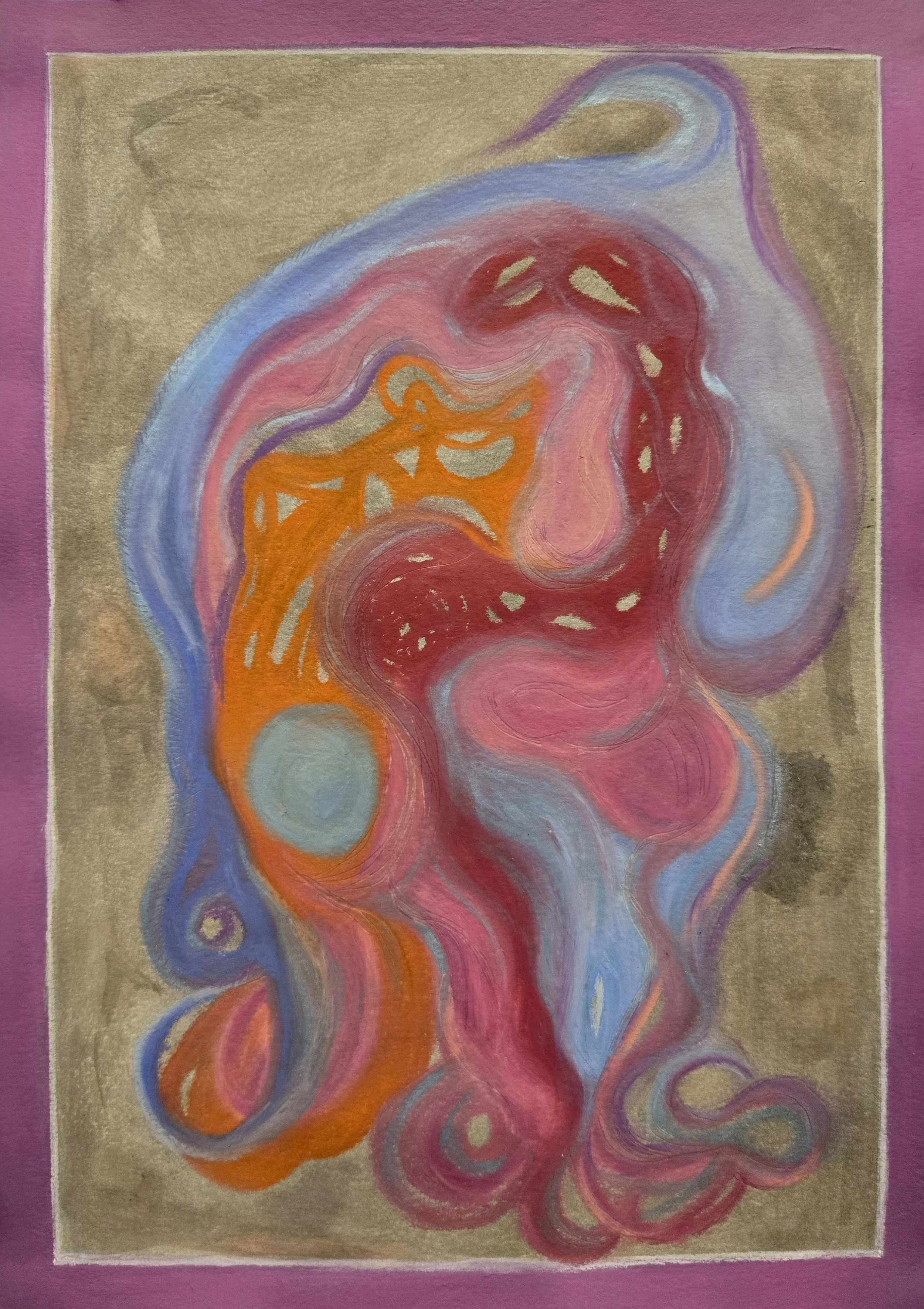 hypno beastie (2026)
mixed media, 300gsm paper
A3