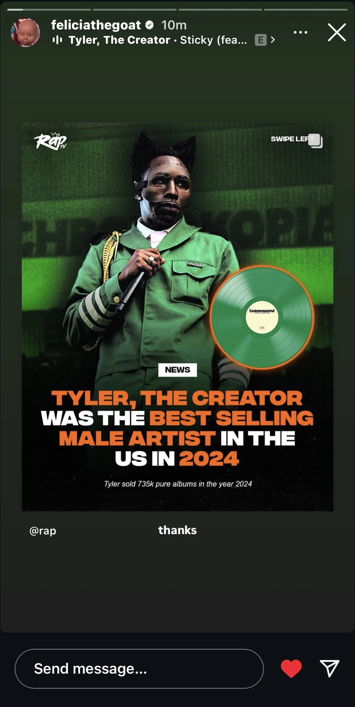 Tyler The Creator Co-Signs Creative Chaos