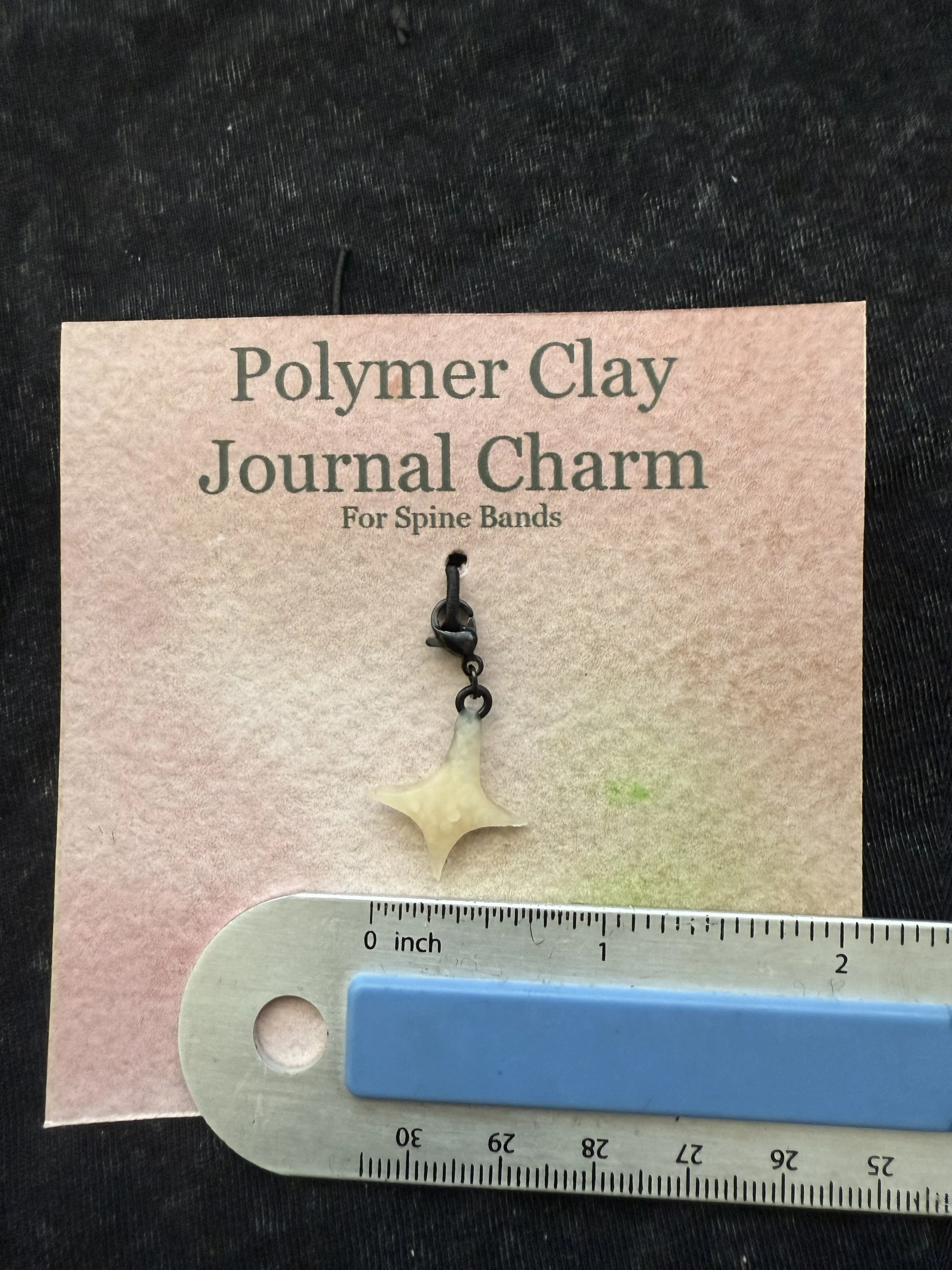 Sparkle Star Journal Charm