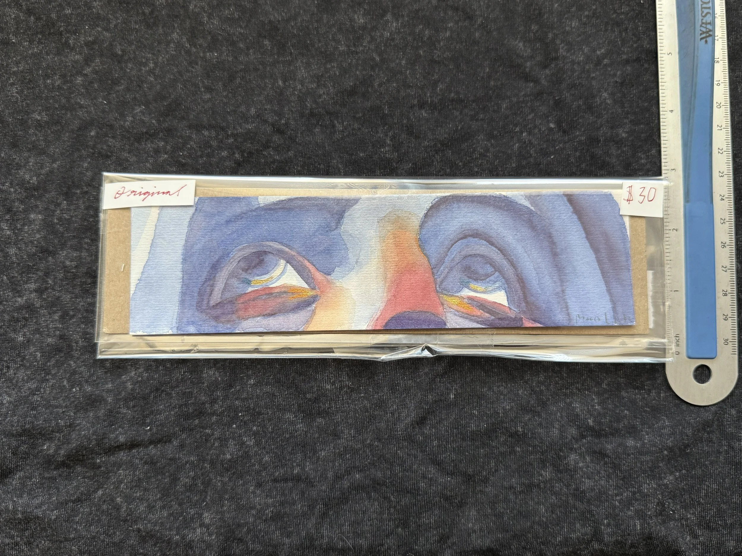 Eyes Bookmarks Original Paintings