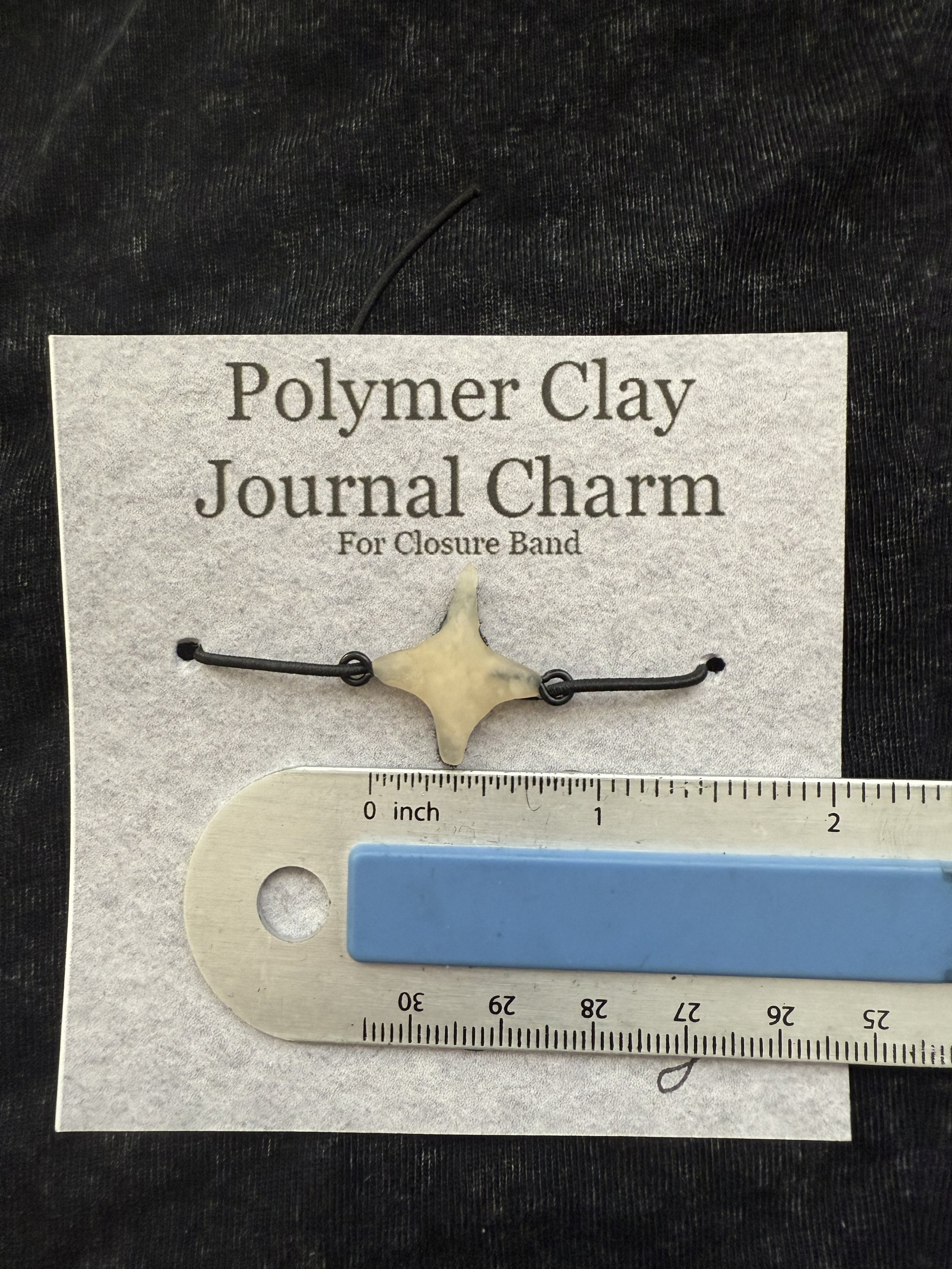 Sparkle Star Journal Charm