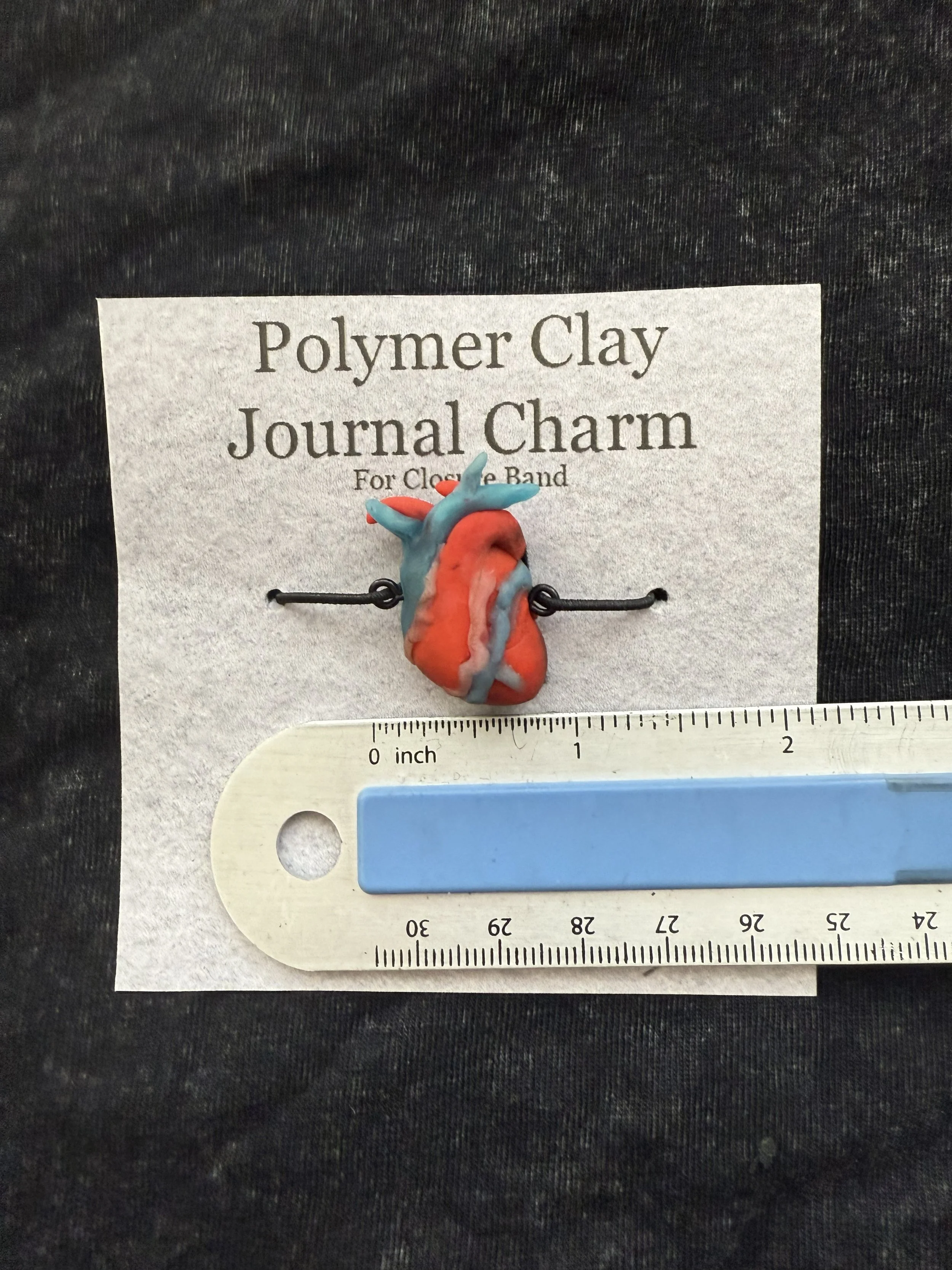 Anatomical Heart Journal Charm