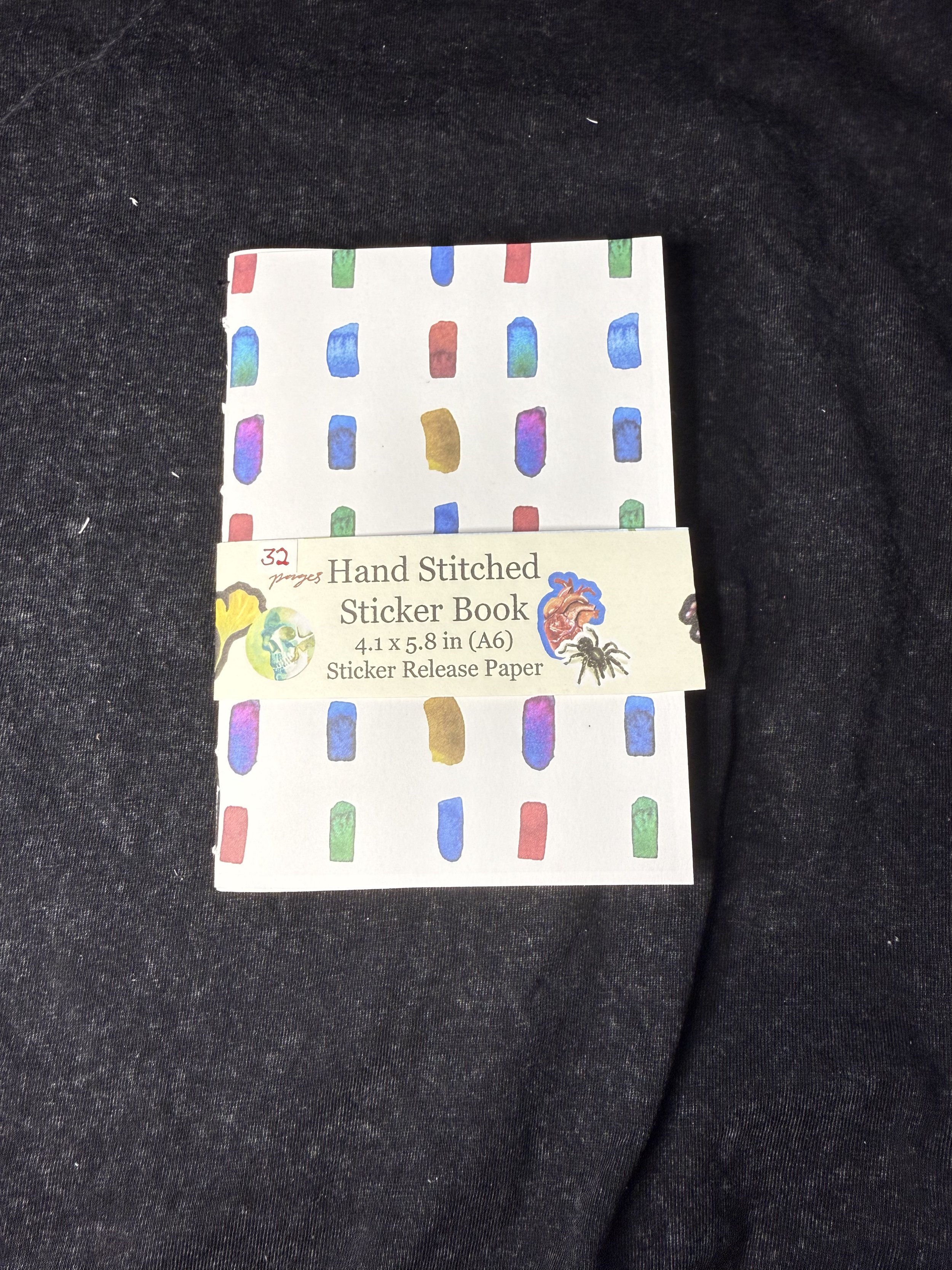 Sticker Book A6 Hand Bound Notebook Insert (Swatches Cover)