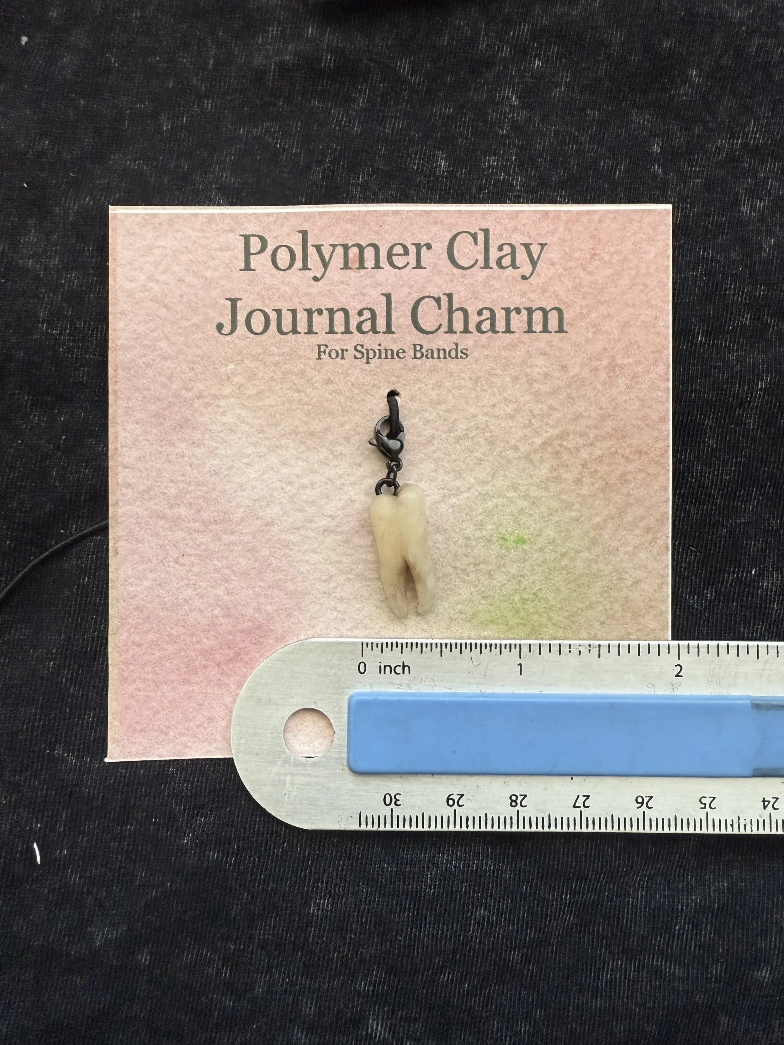 Tooth Journal Charm