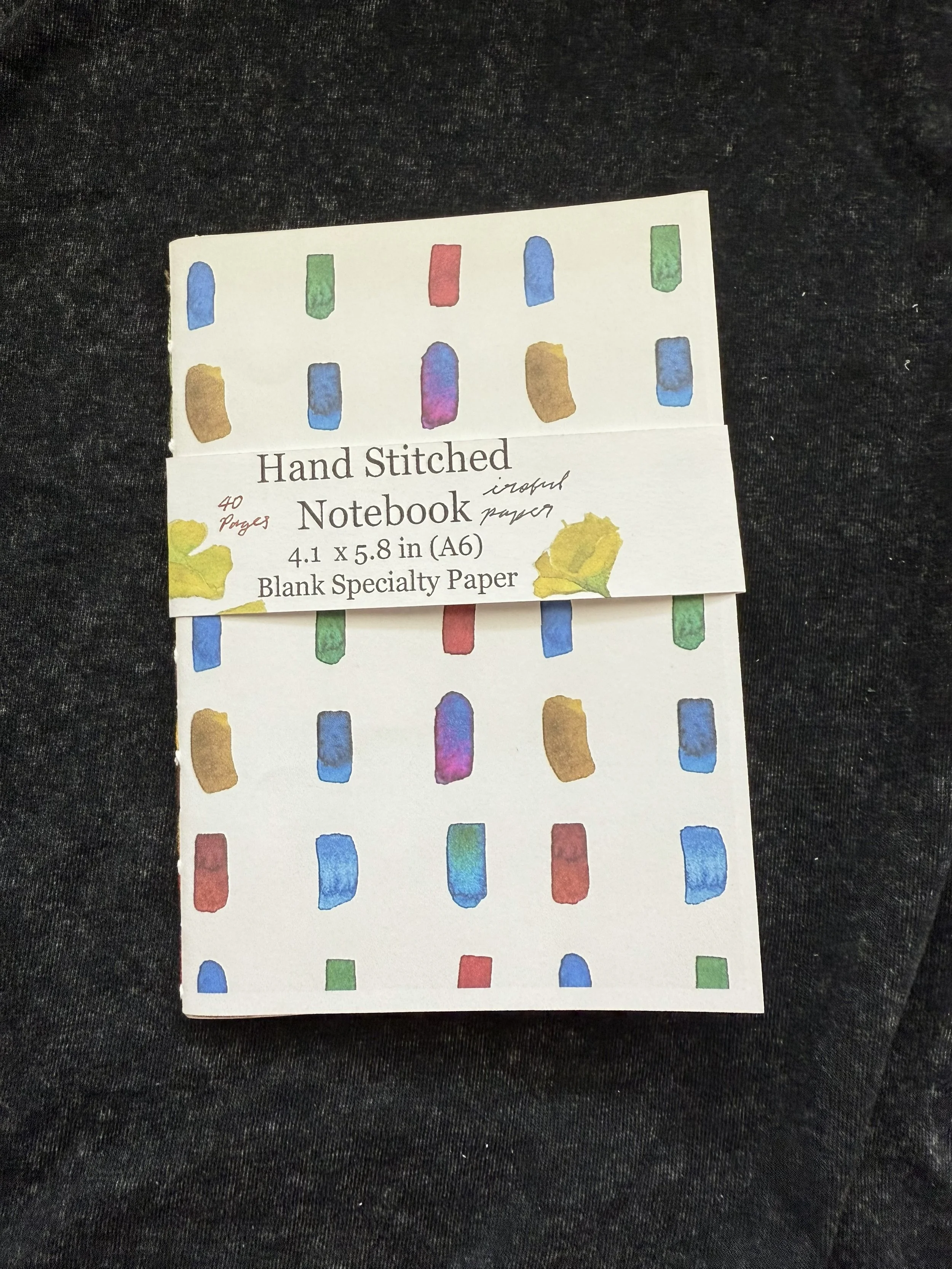 Iroful Paper A6 Hand Bound Notebook Insert (Swatches Cover)