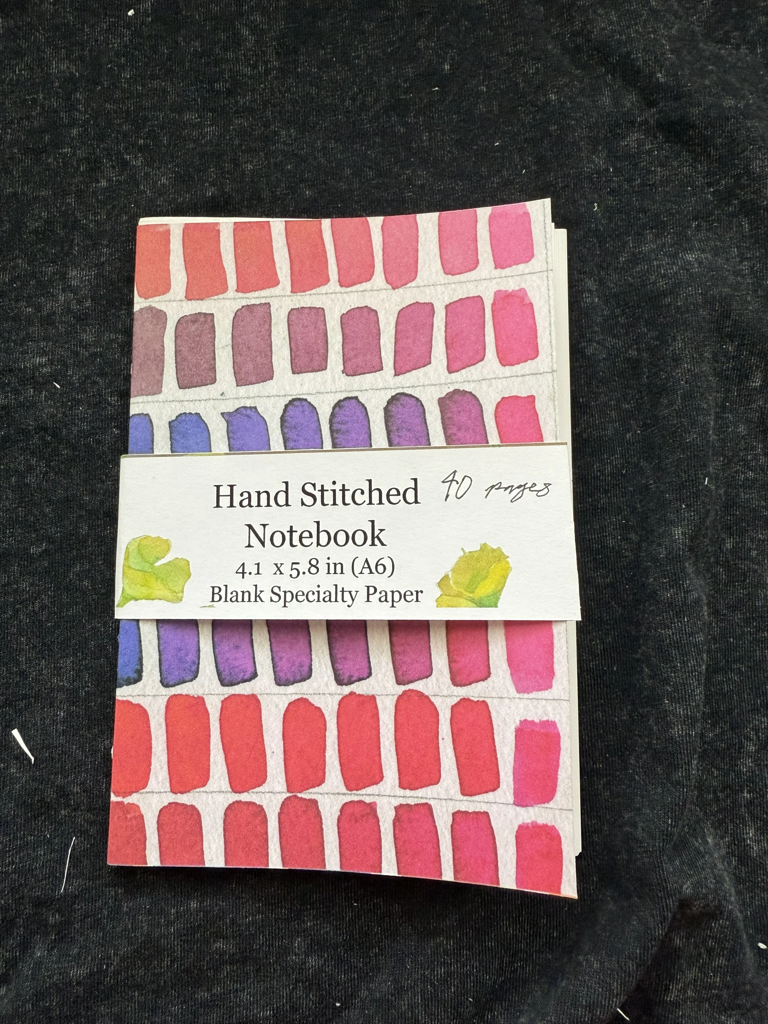 Cosmo Air Snow A6 Hand Bound Notebook Insert (Swatches Cover)