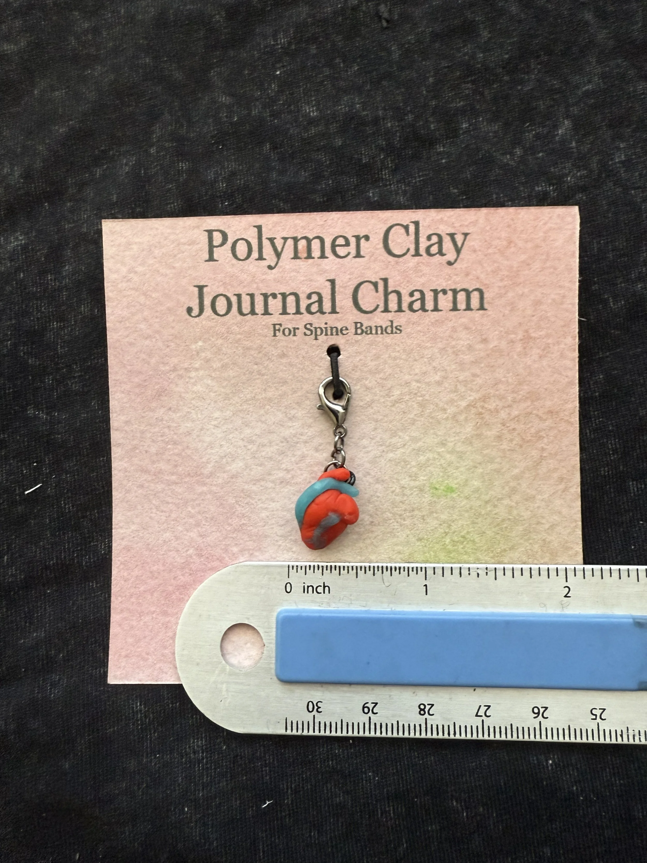 Anatomical Heart Journal Charm (Small)