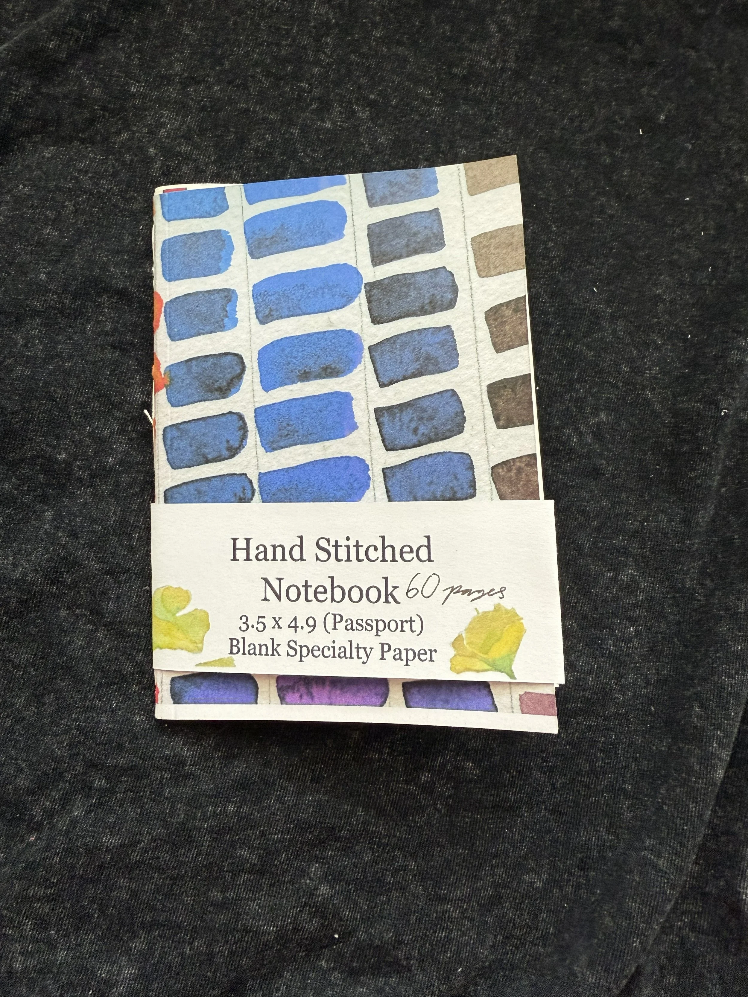 Tomoe River Paper Passport Size Hand Bound Notebook Insert (Swatches Cover)