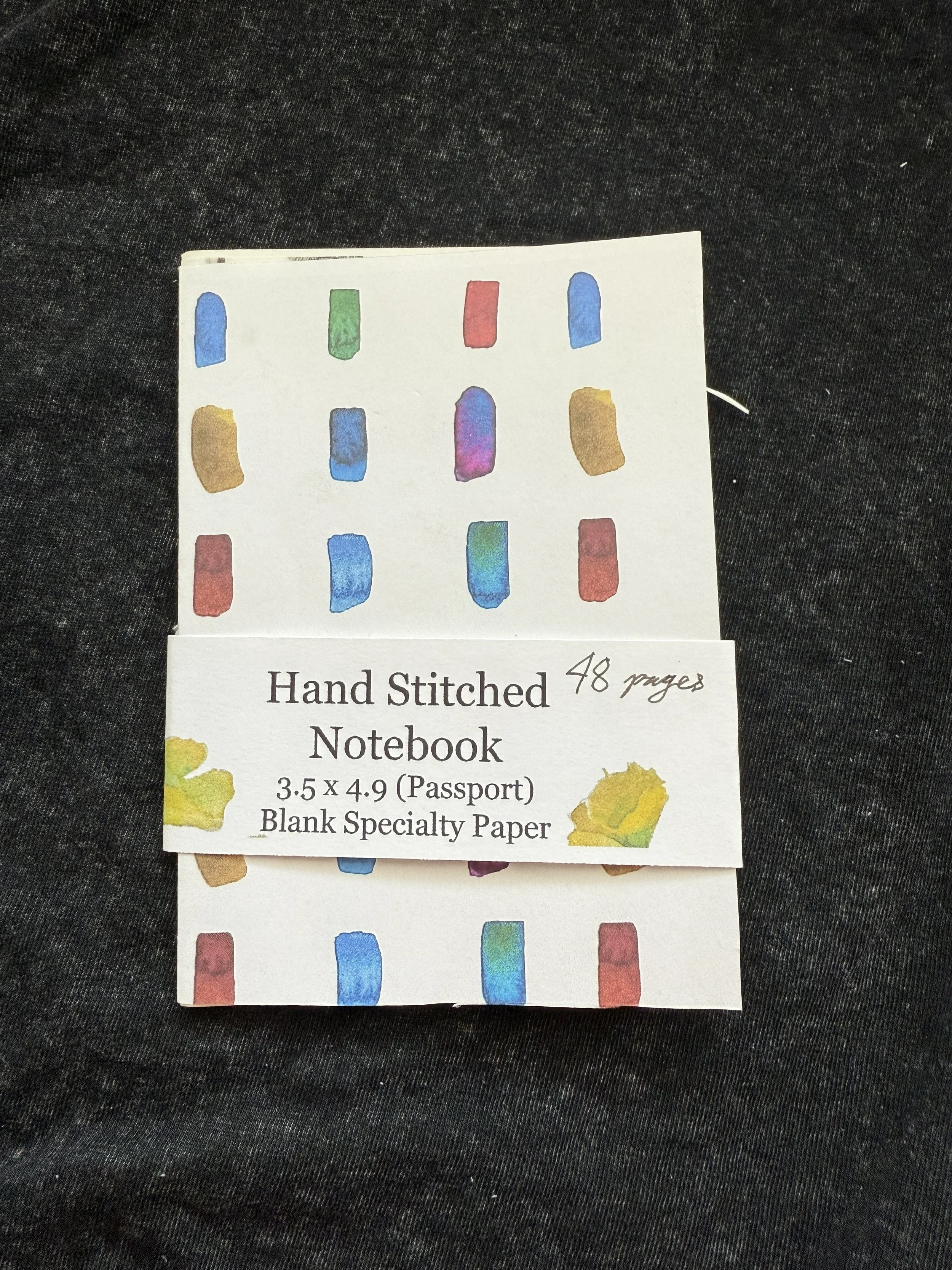 Fountain Pen Friendly Iroful Passport Size Hand Bound Notebook Insert (Swatches Cover)