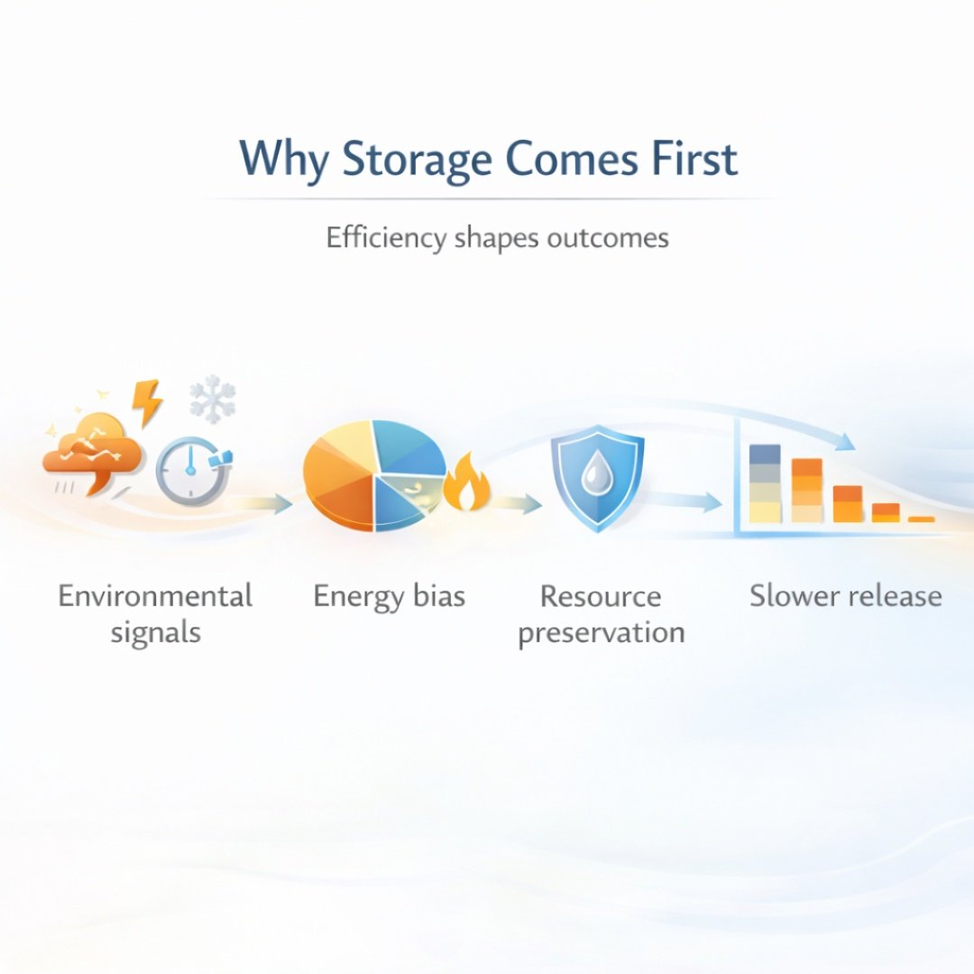The body is designed to store energy more easily than it releases it.

That isn&rsquo;t a flaw&mdash;it&rsquo;s an efficiency bias. When signals suggest uncertainty, the system favors preservation. Appetite becomes louder. Energy output becomes more 