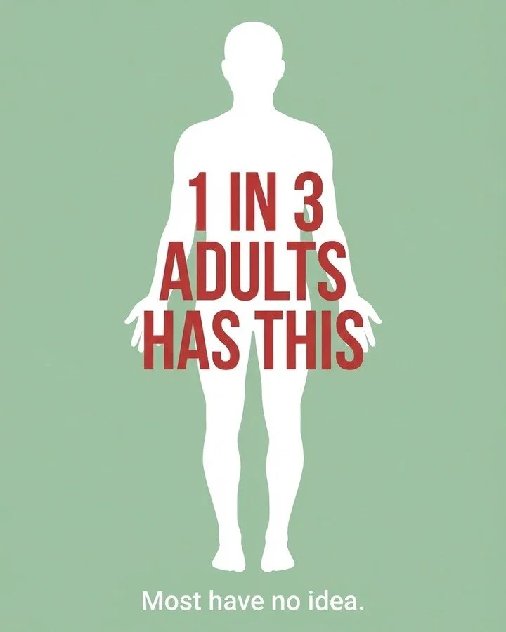 One in three adults over 40 has metabolic syndrome (a cluster of four silent warning signs: high blood pressure, high blood sugar, excess belly fat, and abnormal cholesterol). Most of them feel it every day and call it aging. The fatigue after lunch.