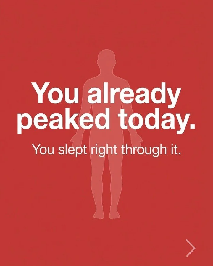 Most people over 40 assume the day starts fresh when the alarm goes off. It does not. Your body runs on a 24-hour internal clock, and its highest output window opens in the early morning hours while you are still asleep. According to research publish