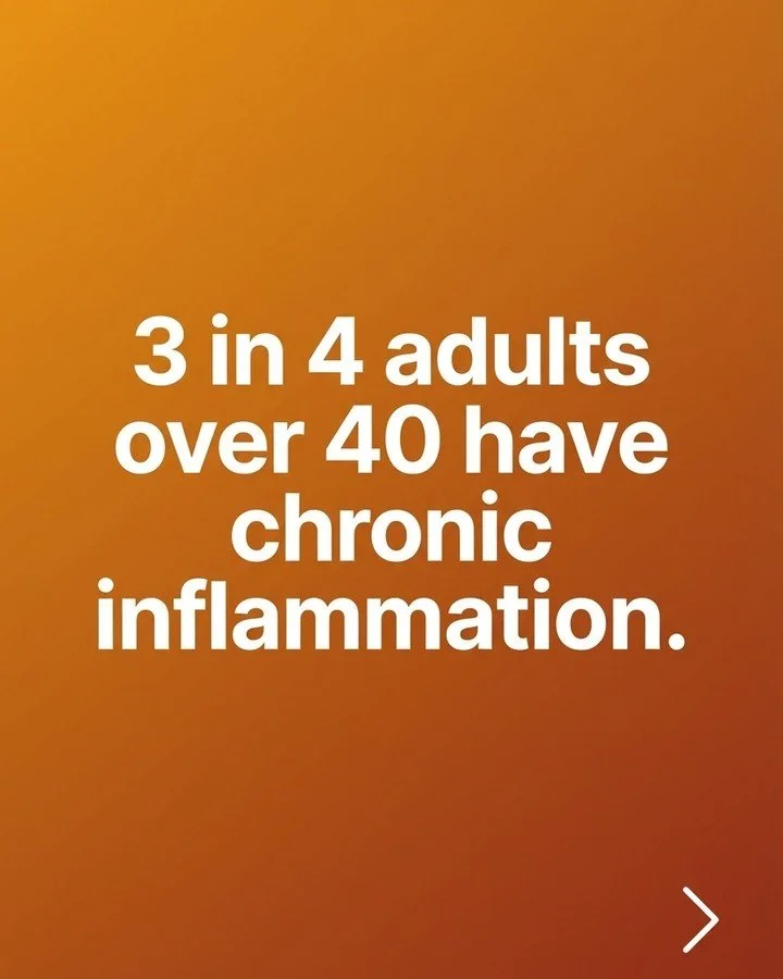 Most people over 40 assume their slower results are just aging. They are not.

Chronic inflammation (your immune system stuck in permanent alarm mode) is one of the most common and least-discussed reasons metabolism slows, fat stops moving, and energ