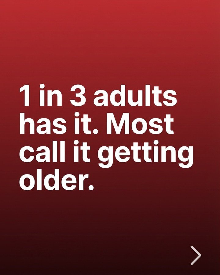 Tired by 2pm. Soft in the middle no matter what you do. Hungry an hour after eating. Sound familiar? 💡 Most people chalk this up to age or stress. But according to the American Diabetes Association, roughly 1 in 3 adults has insulin resistance &mdas