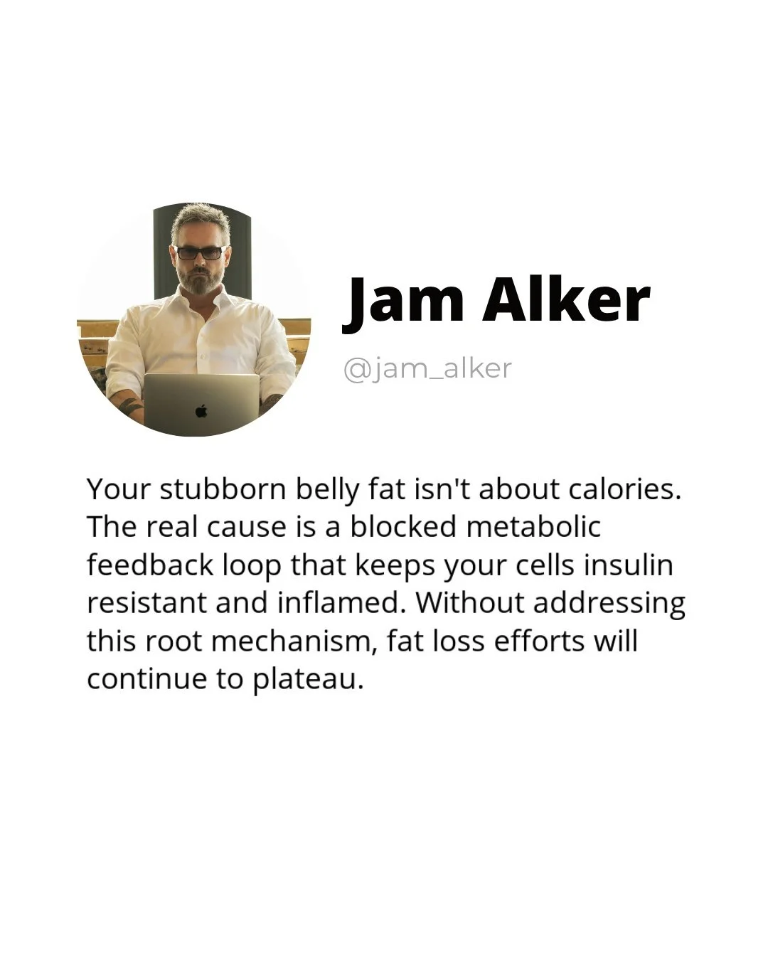 The body operates on a cellular fuel hierarchy. When inflammation and toxins build up, your cells become resistant to insulin's signals - blocking glucose uptake and forcing excess calories into fat storage. 🔍

This metabolic gridlock can't be solve