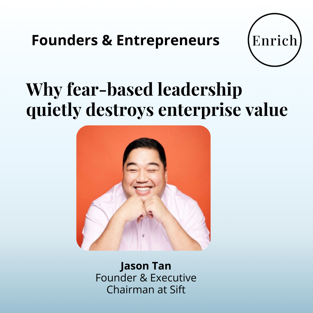 "Every Hour of Inner Work Creates $10M in Enterprise Value" — A Conversation with Jason Tan