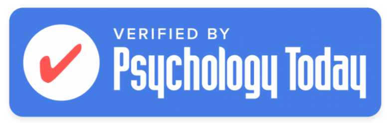 Verified by Psychology Today badge with checkmark