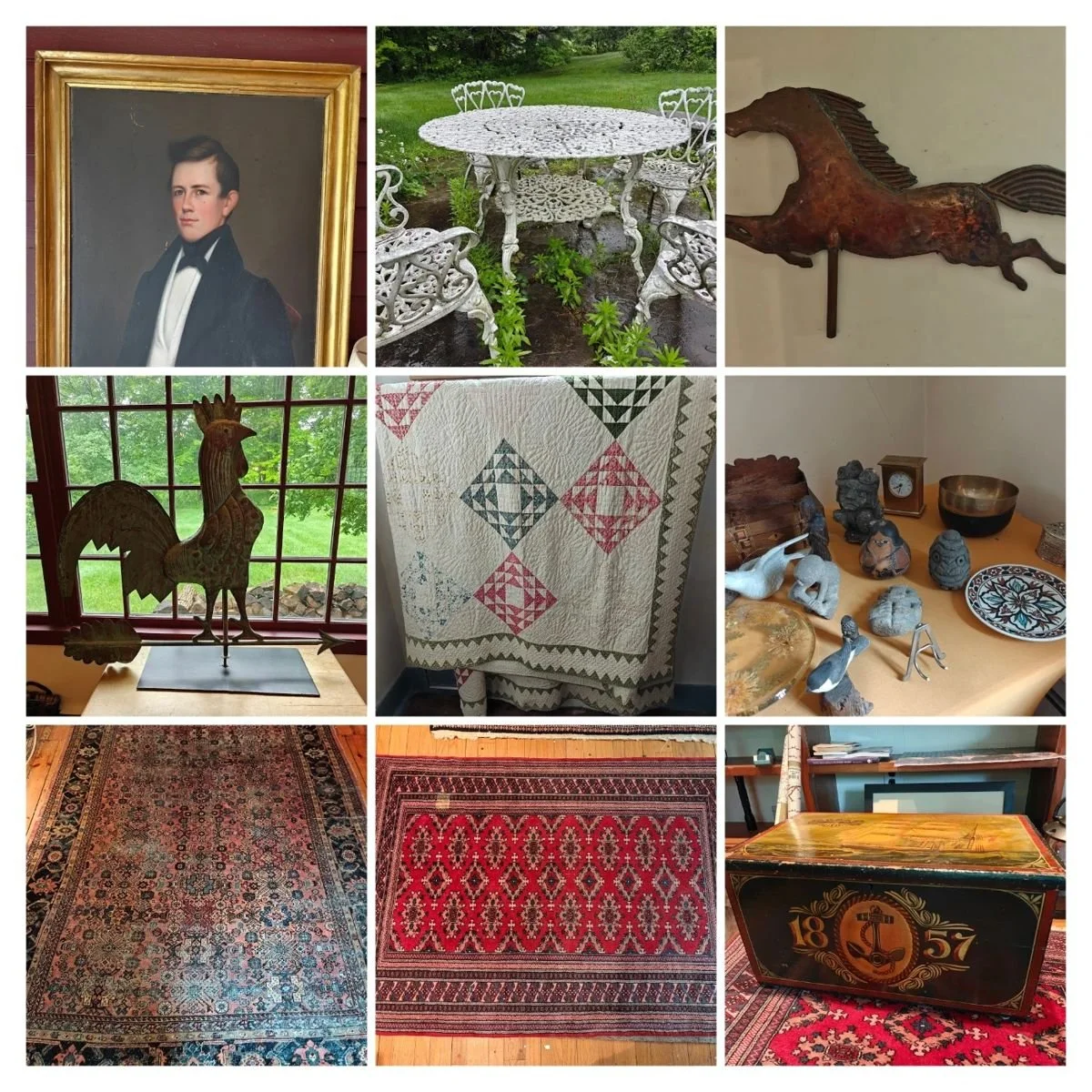 Charming Country Estate in Salisbury – Antiques, Art & Garden Decor