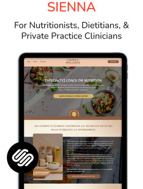 Sienna | Squarespace 7.1  Website Template