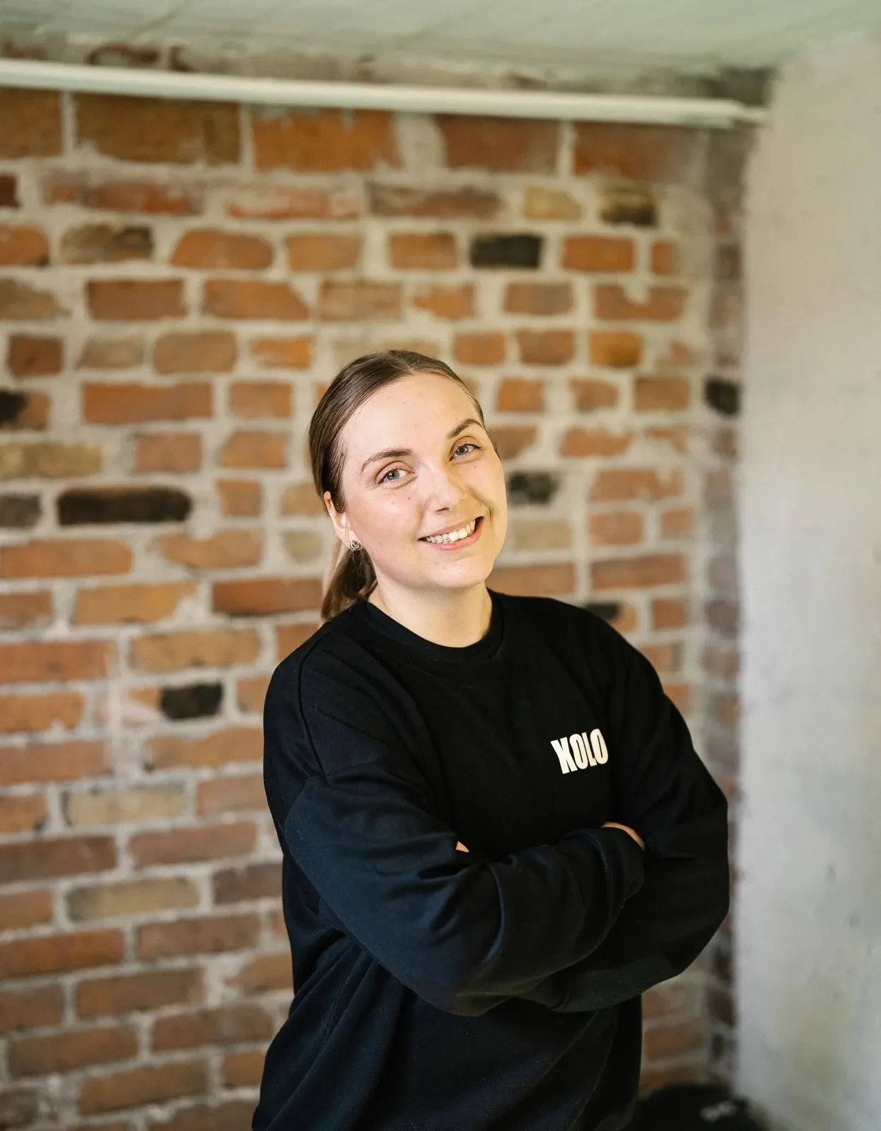 Kolo valmennussalin valmentaja Sonja.