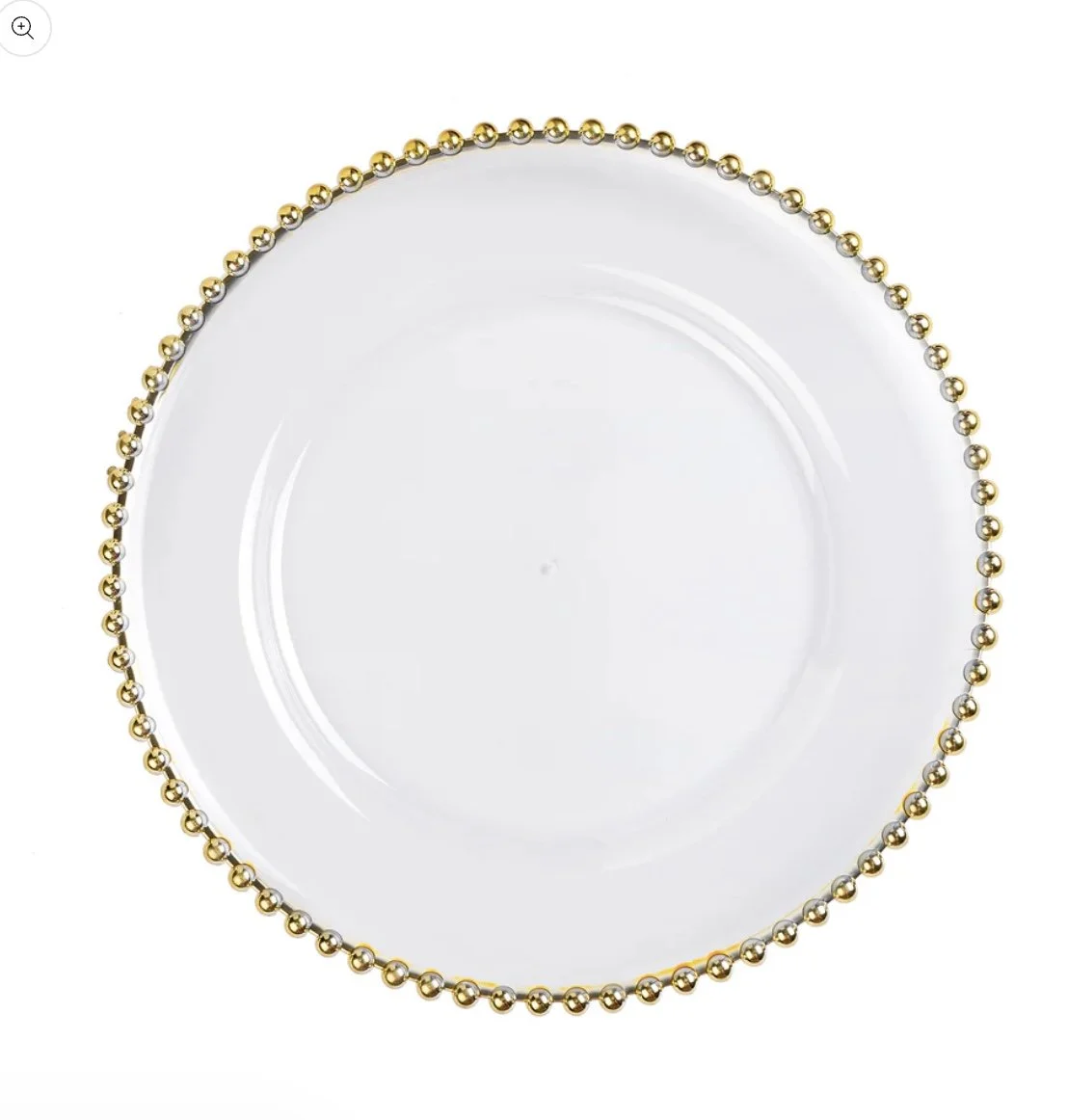 Gold Rimmed Charger