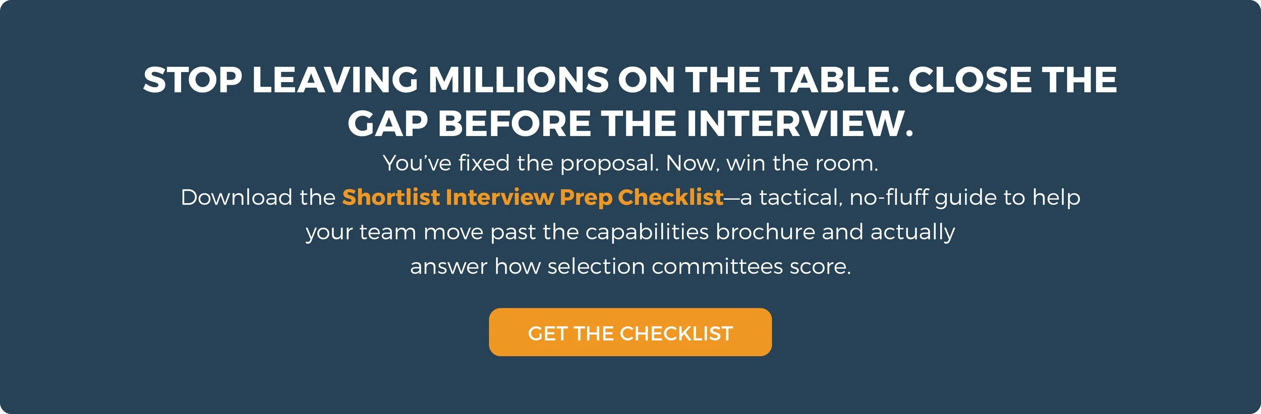 CMN Shortlist Interview Prep Checklist