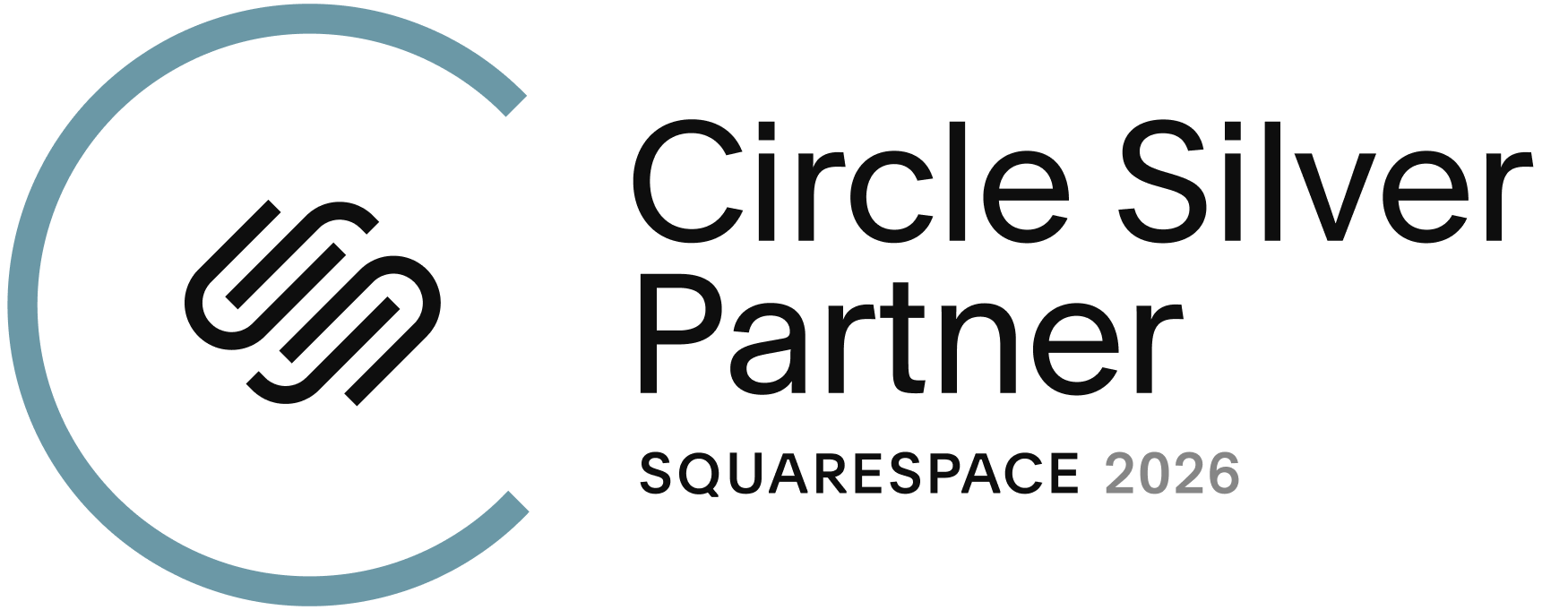 Squarespace Circle Silver Partner