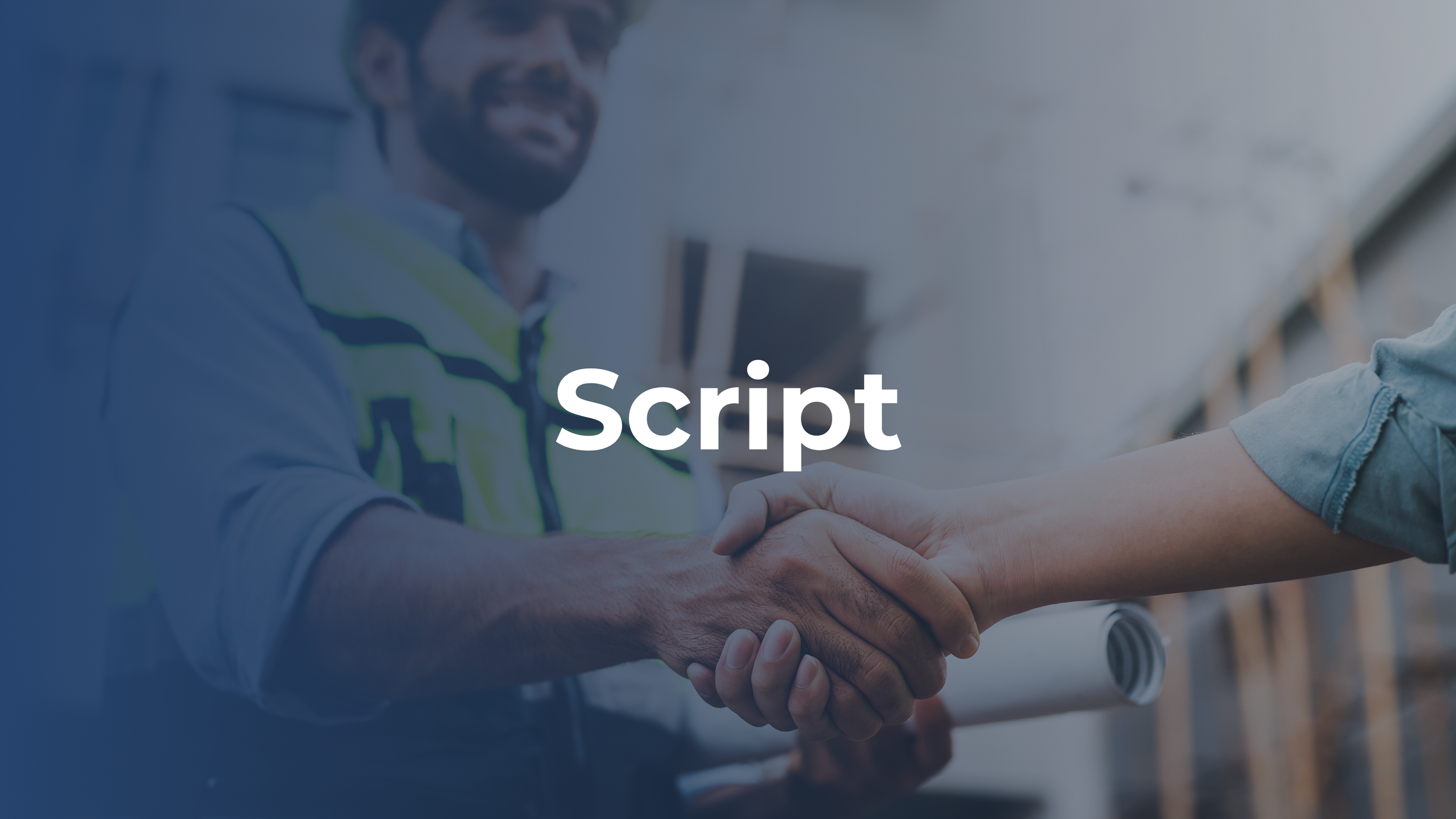 9-Month Post Occupancy Walk-Through Scripts