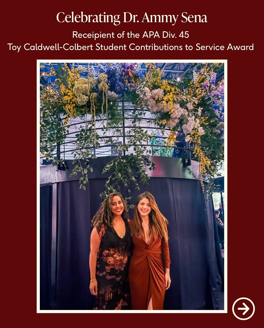 could write a whole book on how much ammy has impacted me, the field, and anyone who is lucky enough to be in her life. you&rsquo;re my best friend and role model and i&rsquo;m so so proud of you, DOCTORA AMMY