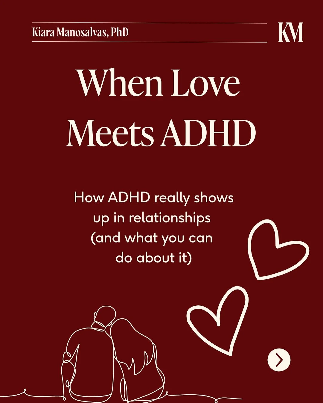 Does your partner forget important conversations or seem emotionally distant? ADHD might be impacting your relationship more than you realize.

In couples therapy, I see three common patterns: The Roommate Effect (emotional disconnection), The Parent