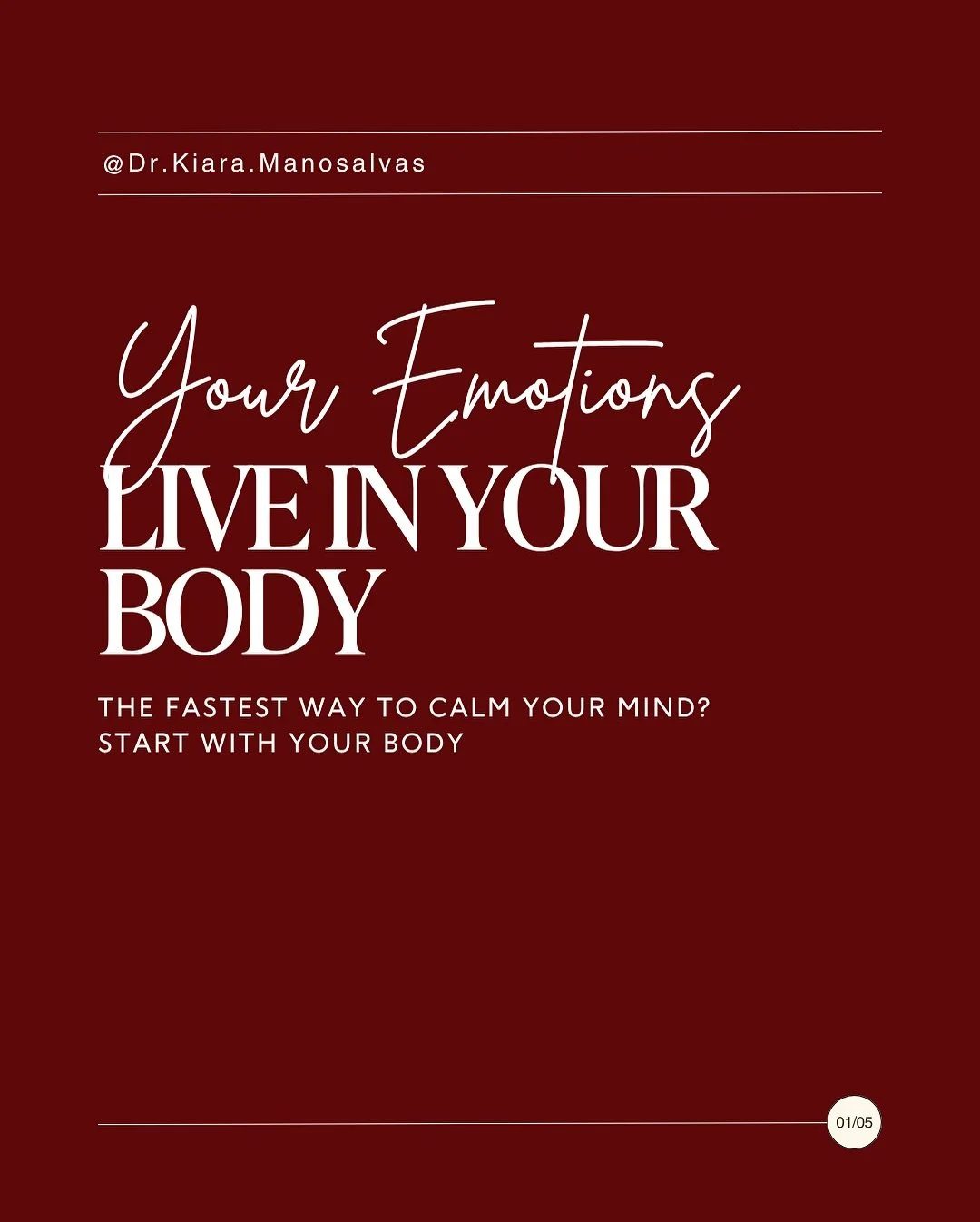 Here&rsquo;s something we should have been taught in school: emotions don&rsquo;t just live in your mind&mdash;they live in your body.

When you&rsquo;re overwhelmed, it&rsquo;s not just a mental spiral&mdash;it&rsquo;s your nervous system going into
