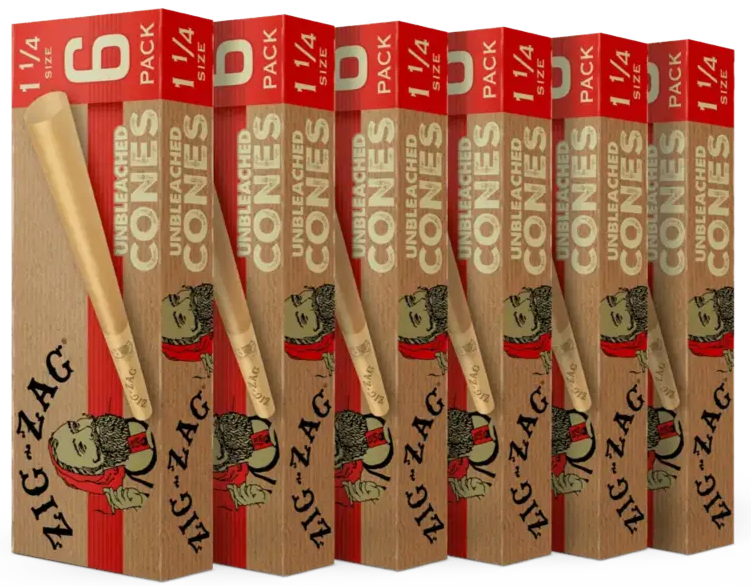 Zig-Zag Cones Unbleached