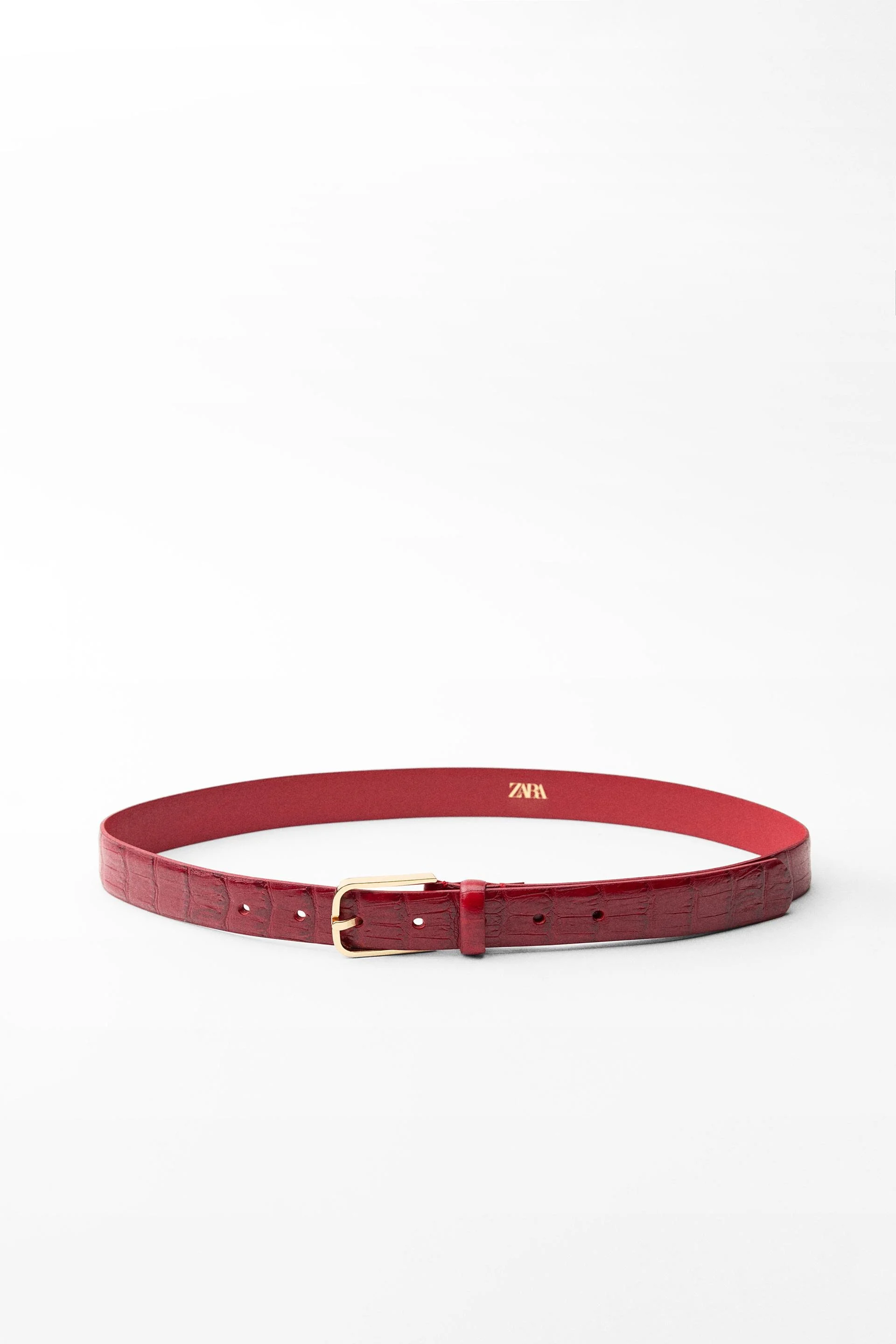 Red Leather Belt