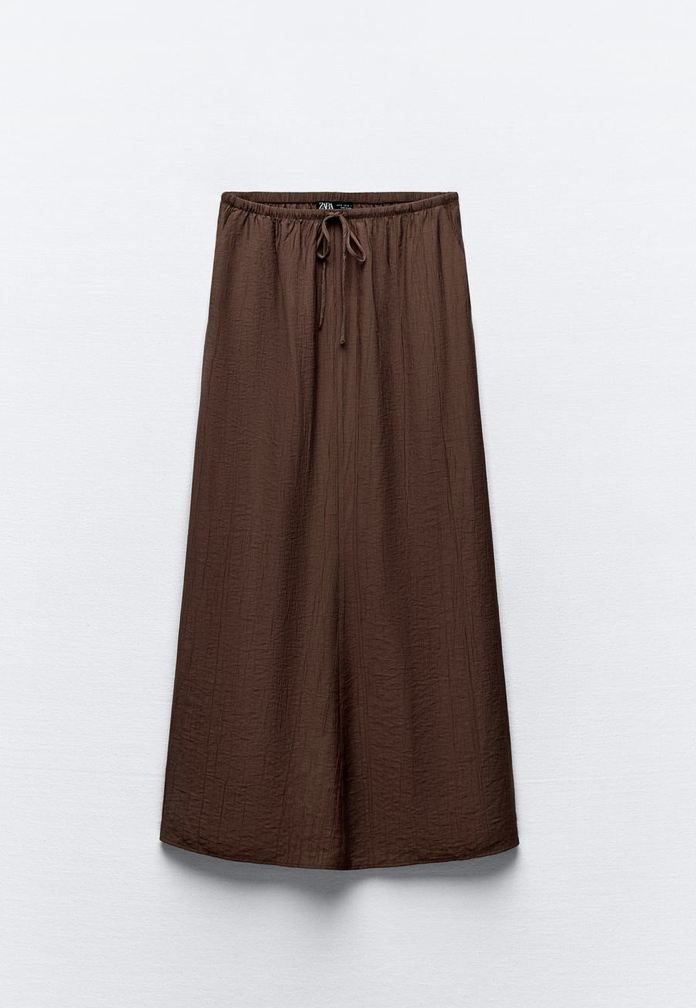 Long Textured Skirt