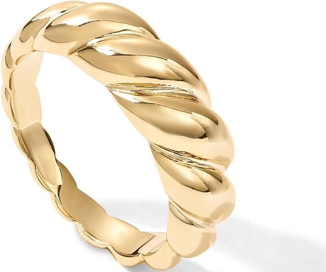Gold Braided Ring