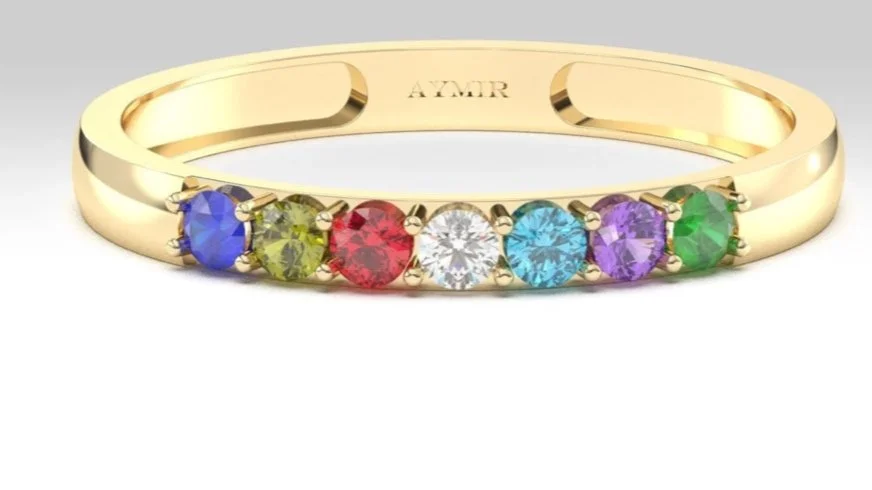 Custom Birthstone Ring