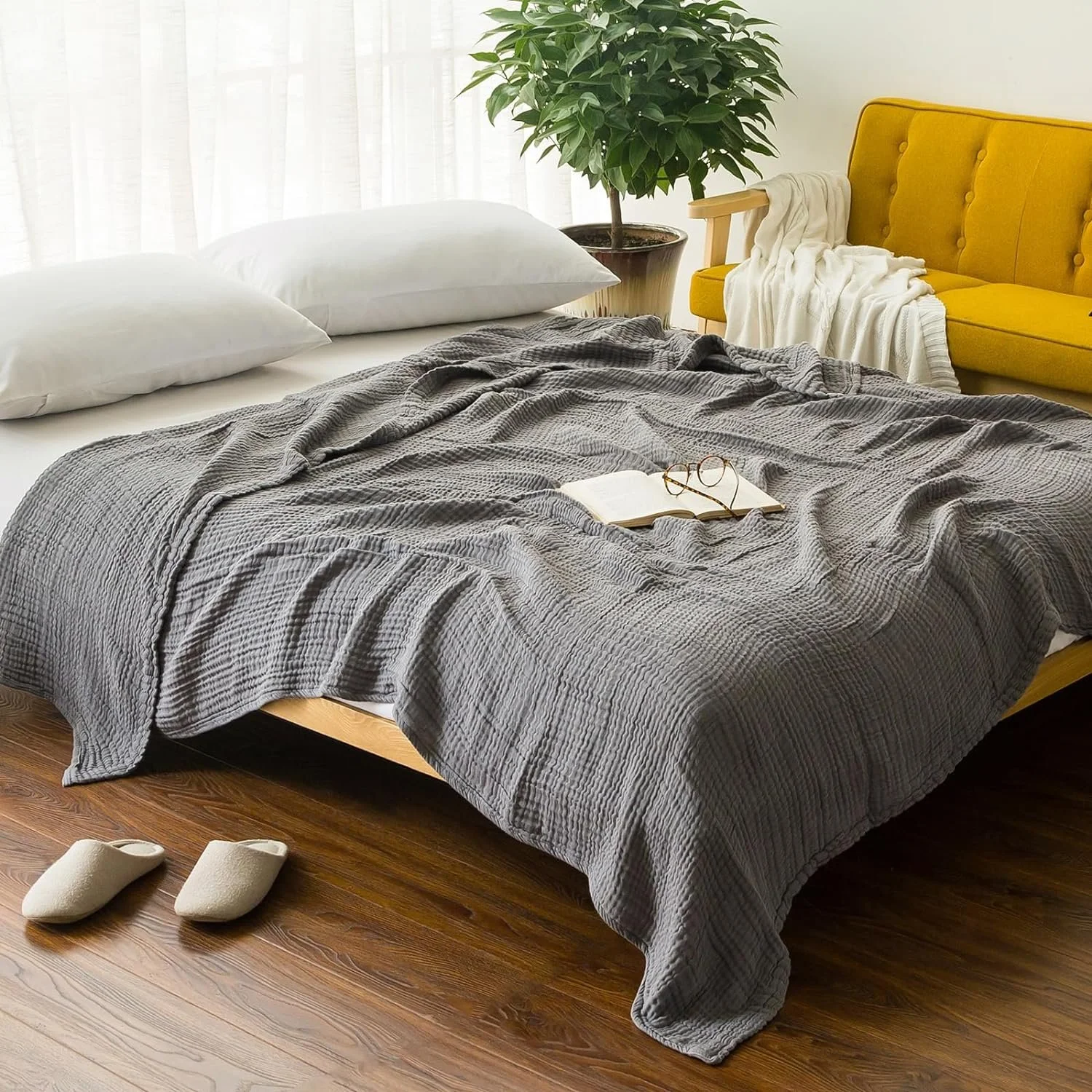 Gauze Throw Blanket