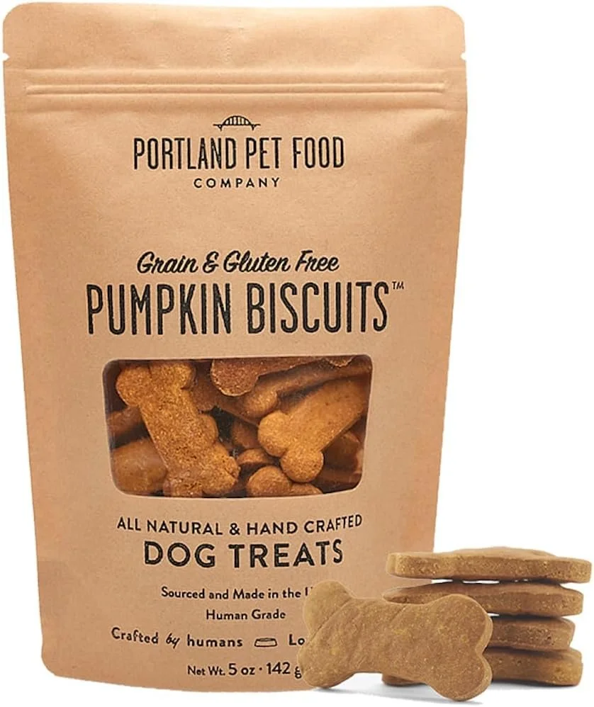 All Natural Pumpkin Dog Biscuits