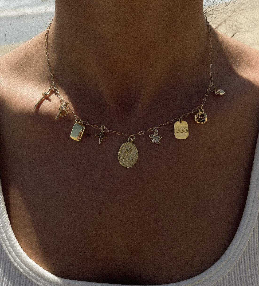 Custom Dainty Charm Necklace