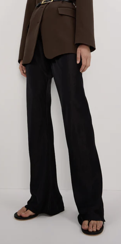 Dissh Black Satin Pant
