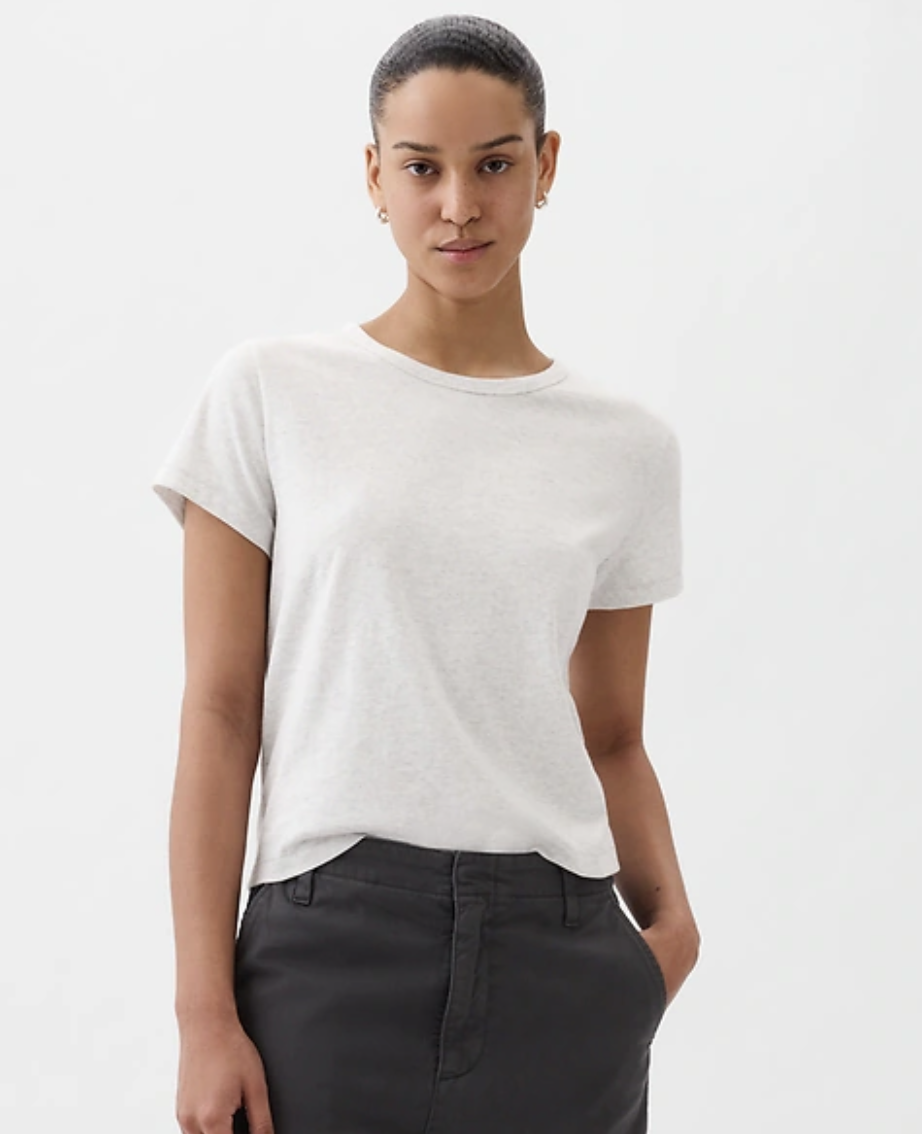 Organic Cotton Vintage Shrunken T-Shirt