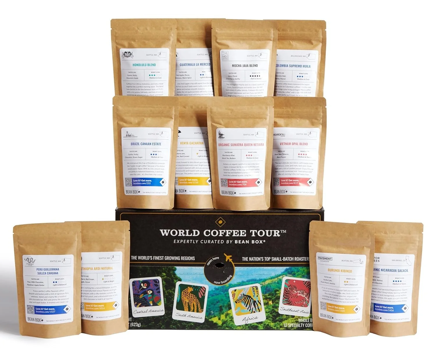 Bean Box World Coffee Sampler